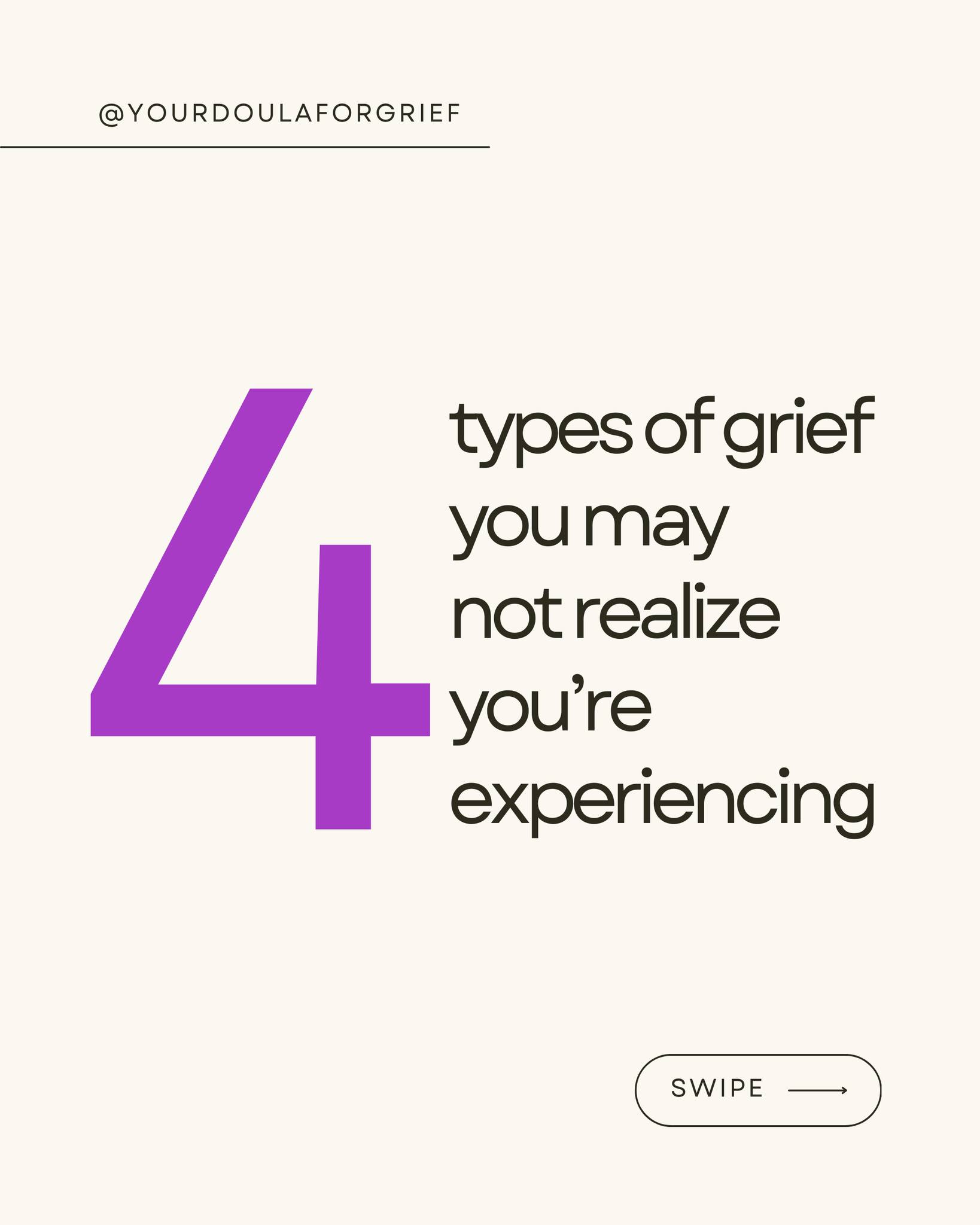 Grief isn’t just about death. It can show up in ways we don’t always recognize.
Swipe through to learn the 4 types of grief you may not realize you're carrying. 🖤
And if you need someone to talk to, leave me a message. 💬
#GriefIsValid #DemystifyingGrief #griefjourney #griefandloss #bonniegonzalez #yourdoulaforgrief #griefcounselor