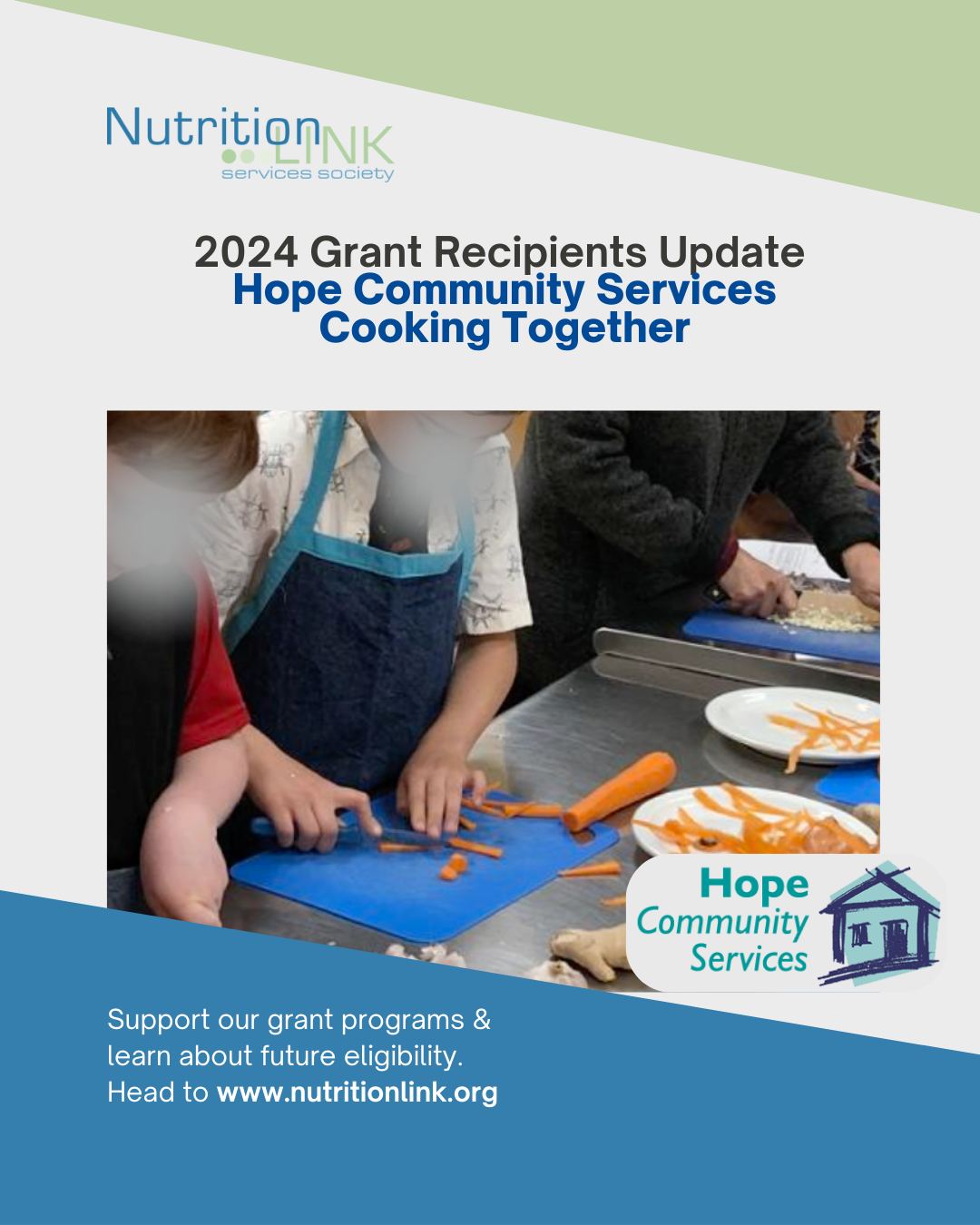 Empowering Families Through Cooking: Hope Community Program Highlights
At Nutrition Link Services Society, we are proud to support initiatives that foster food skills, nutrition education, and community connections. Through the Hope Community Program’s Cooking Together initiative, families had the opportunity to cook, learn, and share meals in a welcoming space.
Program Highlights:
👨👩👧👦 4 families participated regularly (5 adults, 8 children).
🥘 Hands-on cooking sessions—families prepared both vegetarian and meat-based meals.
🍴 More than just a meals participants took home ingredients, leftovers, and recipes to continue learning at home.
📅 Monthly sessions from February to November 2024, extended due to participant interest.
🤝 Stronger community connections
three families returned every month, demonstrating the program’s lasting impact.
By providing the space and resources for families to cook together, we’re fostering lifelong skills and food security.
We are grateful for the Hope Community Program’s commitment to supporting families and for the opportunity to help make this initiative a success!
#HopeCommunity #CookingTogether #FoodSkills #CommunityImpact #NutritionForAll #PublicHealth #NLSS