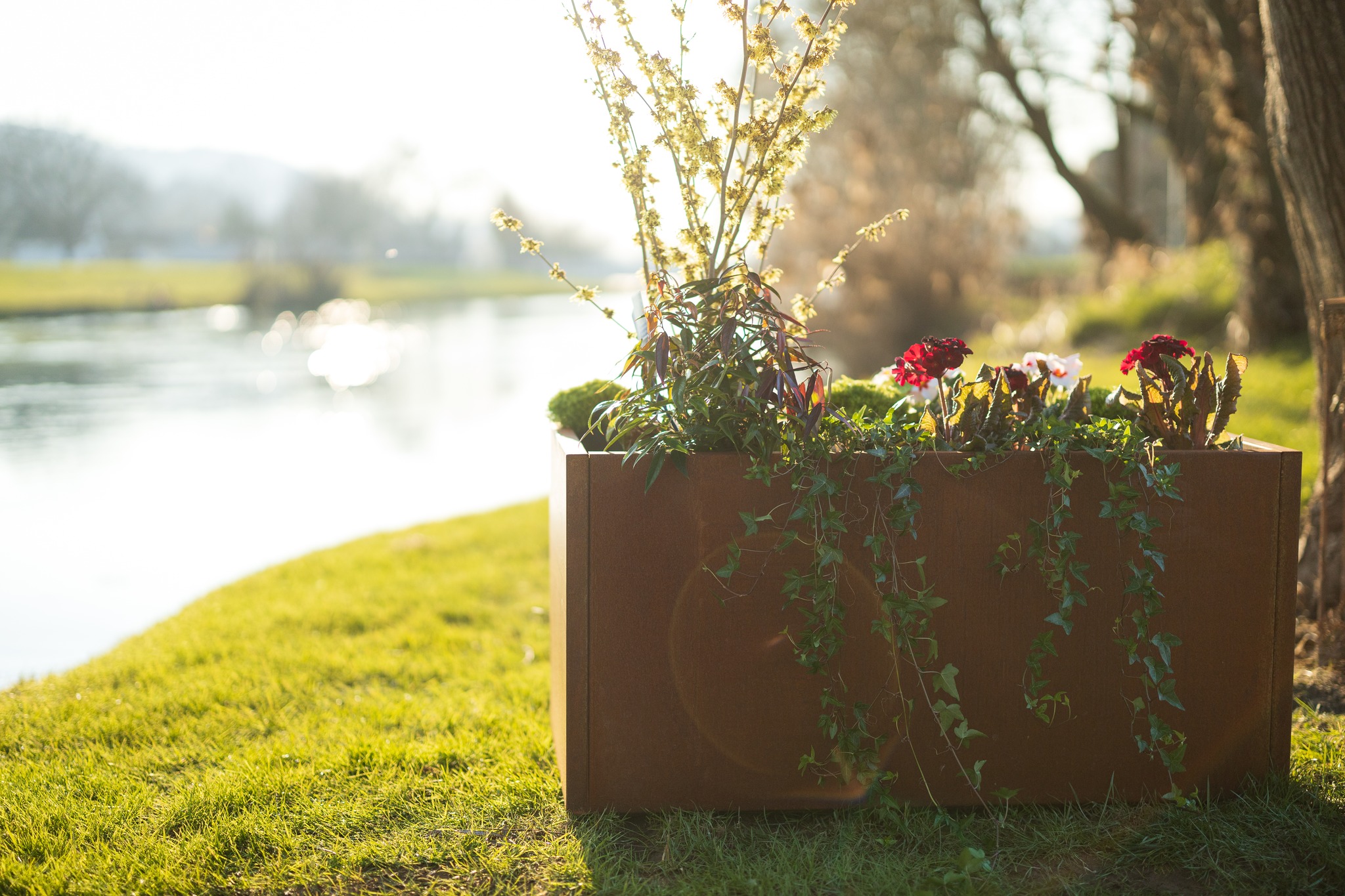 Blummebac am Corten-Stol - 100cm laang, 50cm breet an 50cm héich.
Info a Präiss 👉 https://letzshop.lu/fr/products/pflanzengefaess-100-x-50-3fd304
