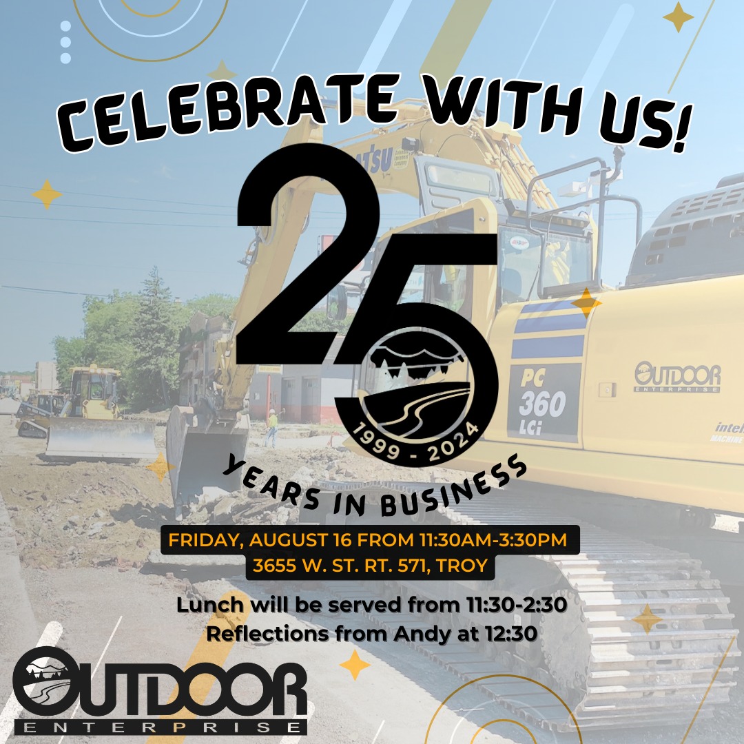 Do you have plans for lunch tomorrow? - YES! We're grilling out at our shop and having some fun to celebrate this milestone anniversary. Please join us!