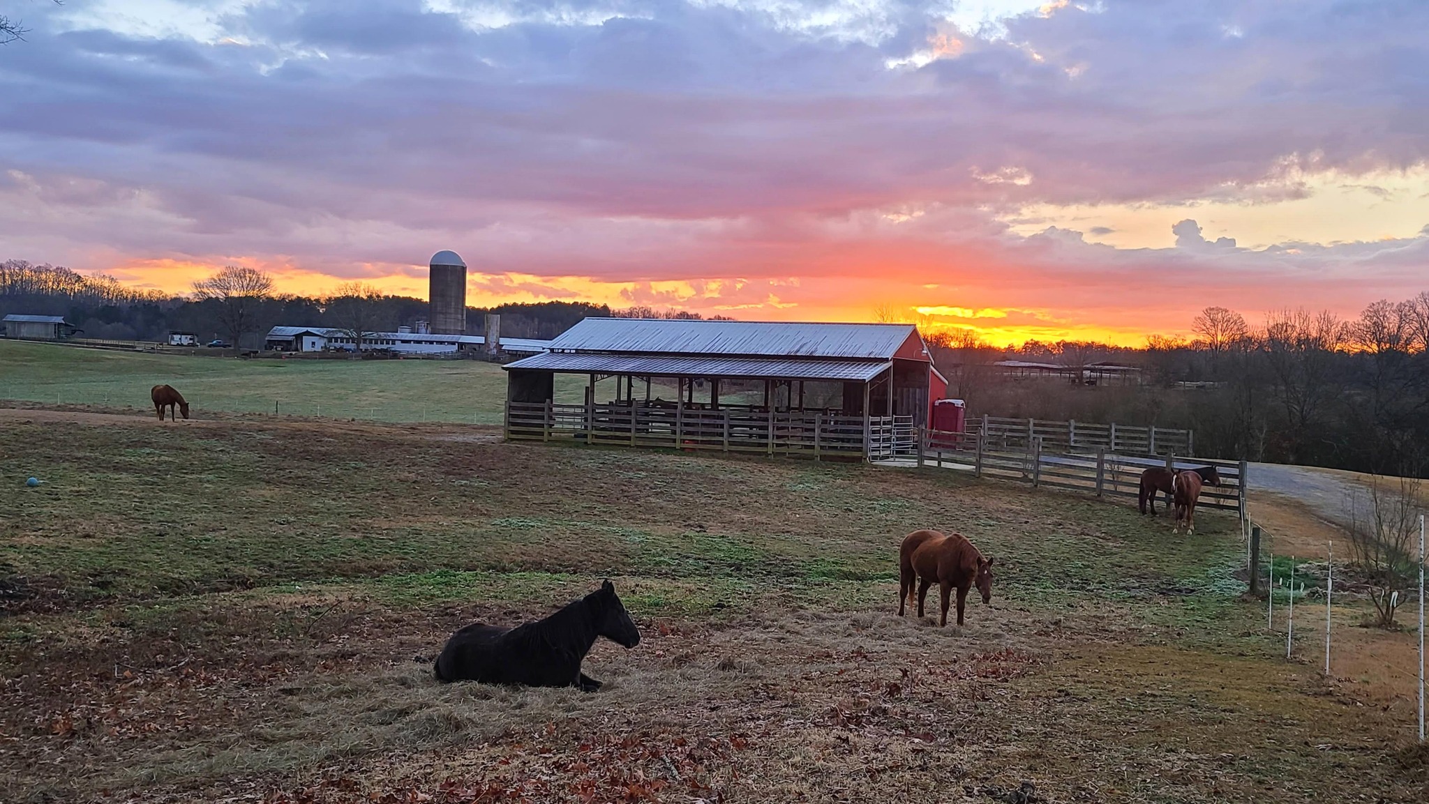 Did you know the lower sun is lower in the sky, which means more dramatic sunsets?