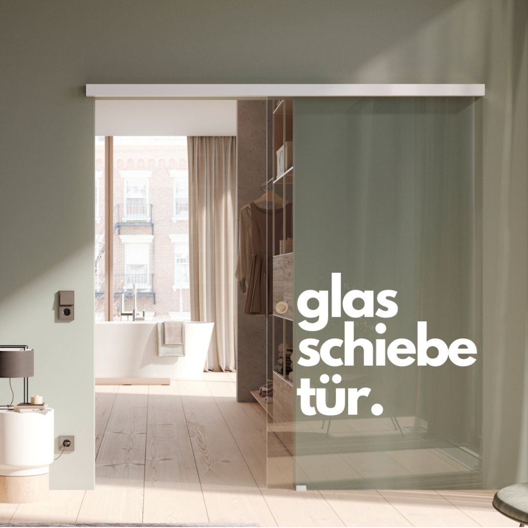 EINIGE DINGE SOLLTE MAN NICHT VERSCHIEBEN. GLAS SCHON
Unsere exklusiven Glasschiebetüre gibt es jetzt einmalig zu Sonderkonditionen. Schon ab CHF 2295.00 inkl. Montage.