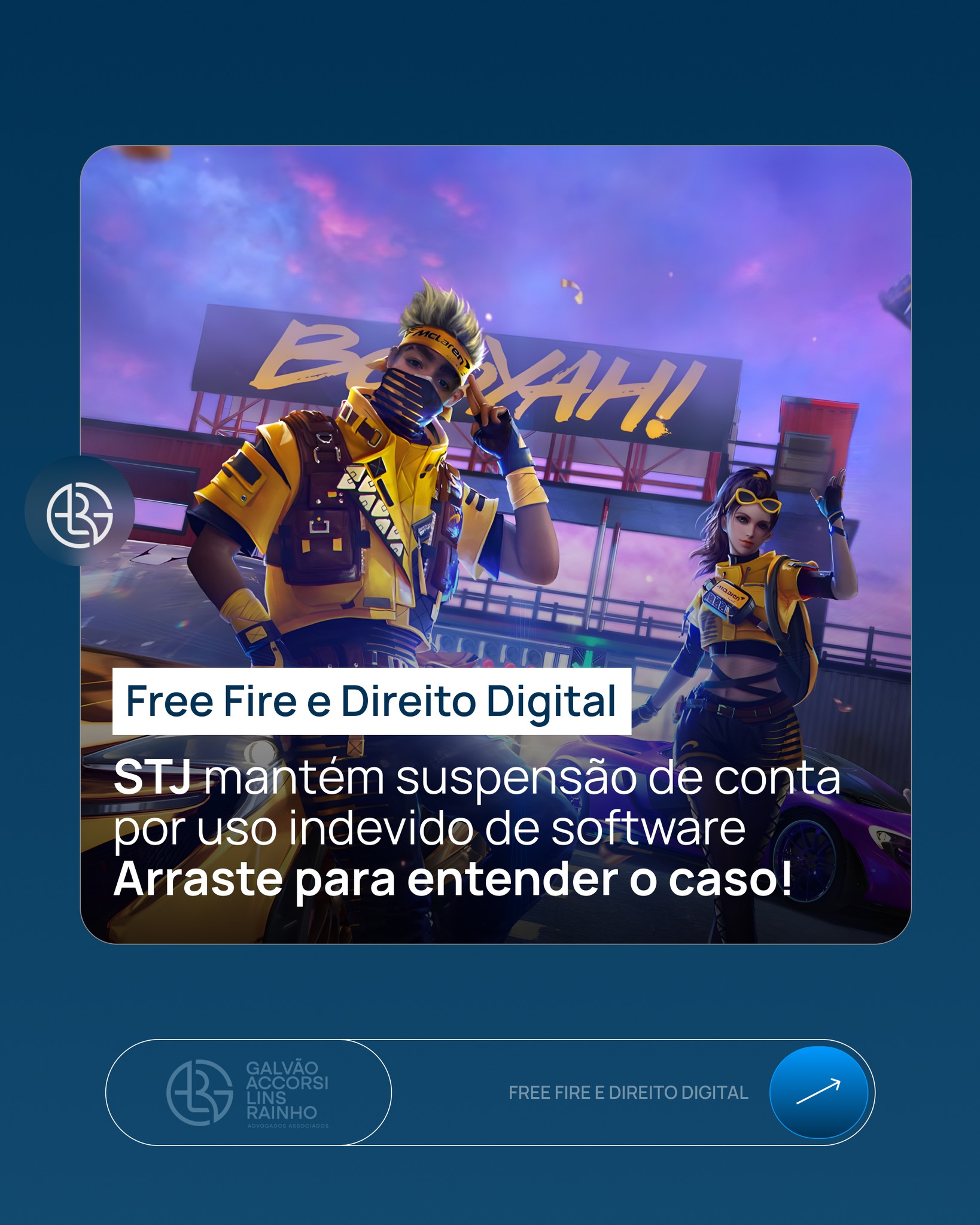 Você sabia que o STJ manteve a suspensão de um jogador do Free Fire por uso de software que violava os termos do jogo? 🎮
Essa decisão mostra como os contratos digitais – como os Termos de Uso – têm valor jurídico real e podem ser usados para proteger empresas e plataformas.
No mundo digital, regras importam. Se você tem uma empresa digital ou atua com plataformas, influenciadores ou criação de conteúdo, é essencial estar bem assessorado juridicamente.
📌 Para mais conteúdos como este, continue acompanhe nossas redes!
#DireitoDigital #FreeFire #TermosDeUso #LGPD #AdvocaciaDigital #ProteçãoJurídica #galradvogados