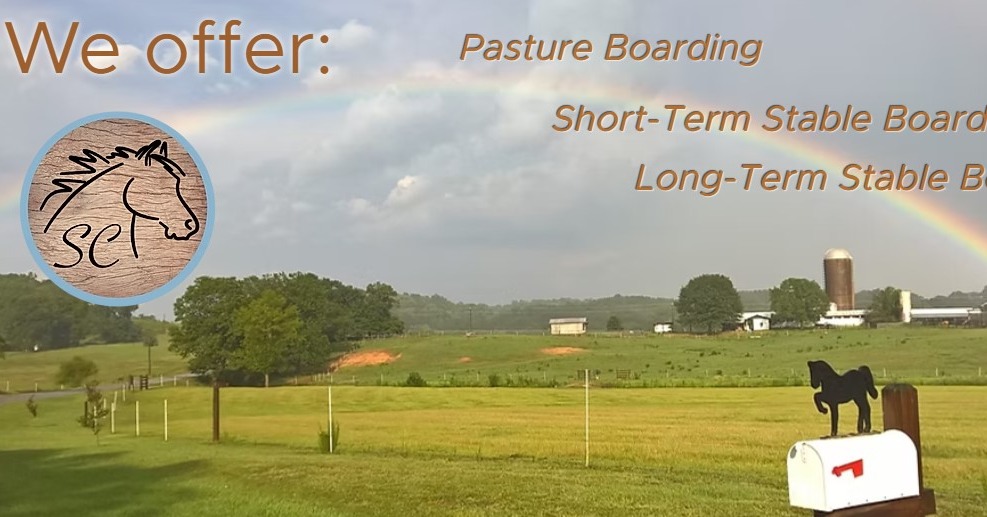 Reminder: We offer boarding: https://www.shelclairfarms.com/boarding