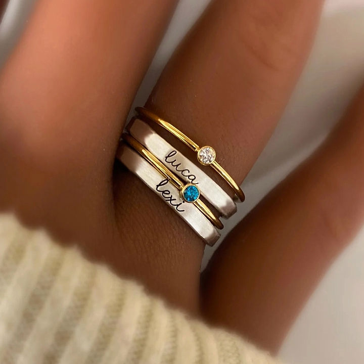 ✨ Sparkle with double elegance! Our Signature You Double Shine Autograph Birthstone Ring Set features two stunning rings—a sleek 18K white gold-plated name ring and a radiant 18K gold-plated birthstone ring, complete with a dazzling cubic zirconia. Personalise it with your chosen name and 1 of 12 birthstones for a truly unique statement piece.
💛 This Mother’s Day, treat mum (or yourself!) to timeless style with 30% off using code LOVEMUM30. Add up to 4 ring sets for that extra sparkle!
#Amberelle #AmberelleJewellery #MothersDay #PersonalisedJewellery #DoubleShine #GiftIdea #Sparkle