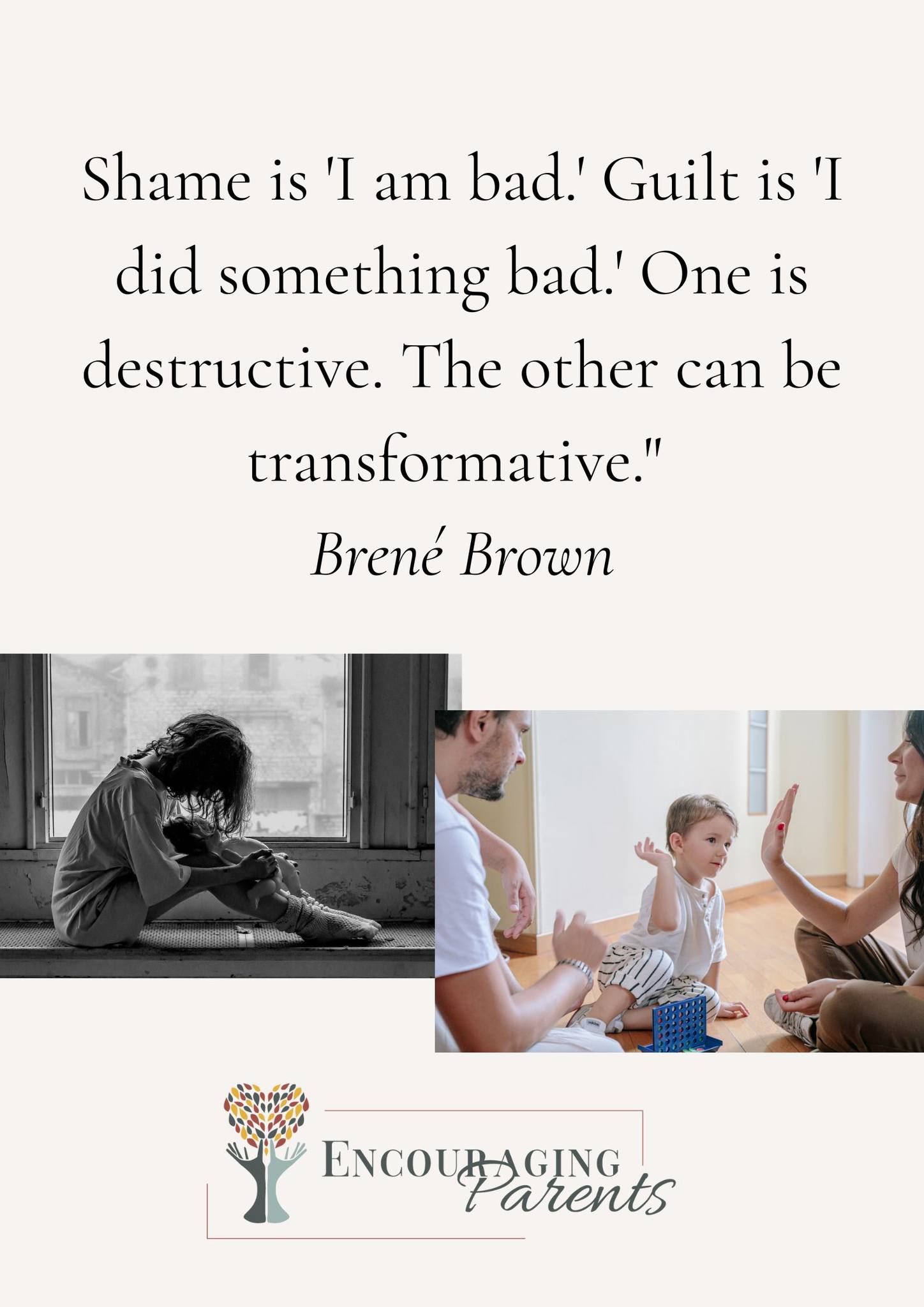 📢 This week's newsletter? Parenting insight from Brené Brown:
"Shame is 'I am bad.' Guilt is 'I did something bad.' One is destructive. The other can be transformative."
Shame makes children feel unworthy and disconnected. Guilt, on the other hand, helps them take responsibility in a way that builds resilience.
Instead of saying, “You’re so rude!”, try “That wasn’t a kind way to speak. Let’s try again.” 💛
✨ Let’s help our kids know that mistakes don’t define them—they’re just part of learning.
💬 Have you noticed how shame or guilt shows up in your parenting? Add your thoughts in the comments.
#ParentingSupport #parentingcoach