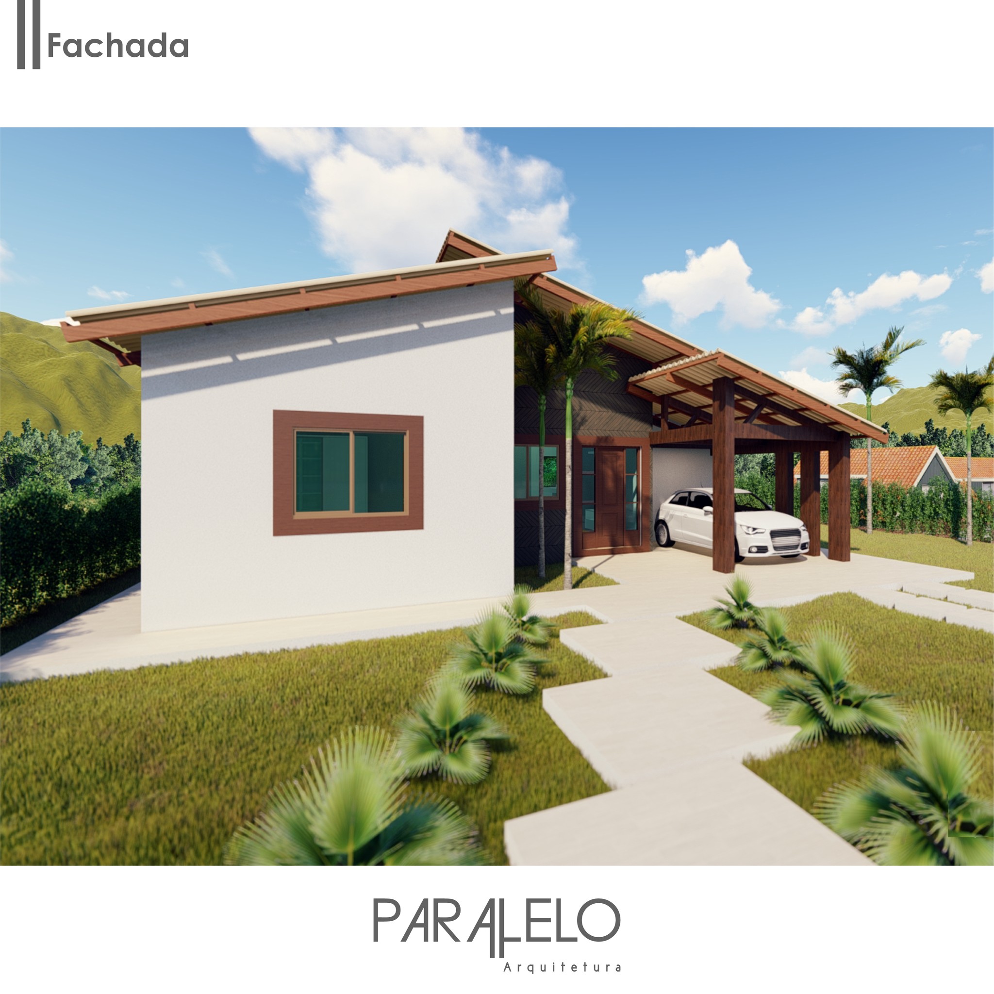 Residência S | A - Projeto arquitetônico moderno, fachada com utilização de cores neutras, linhas paralelas e volumetria diferenciada com a utilização de águas do telhado sobrepostas. Muita madeira e paisagismo conectado a residência.
Faça o seu orçamento !
#projeto #obra #casa #itauna #fachada #design #arquitetura #paralelo #paisagismo #arquiteto #construçãocivil
