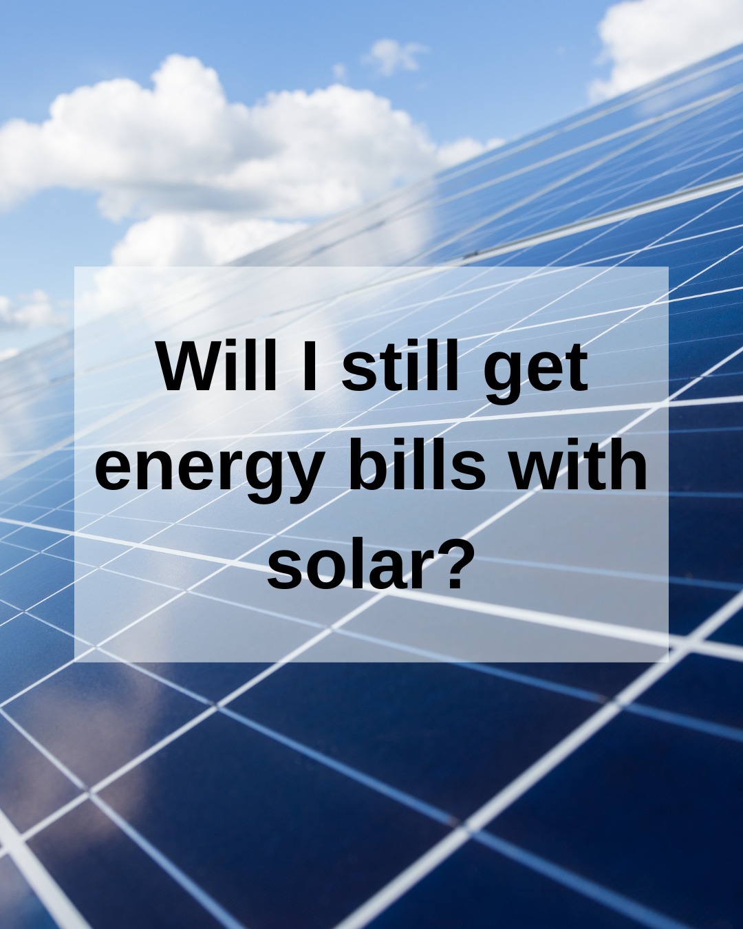 “Will I still get energy bills with solar?”
💡 Most homes will still have some energy bills, especially in winter – but they’ll be significantly lower. Batteries help reduce this even further.