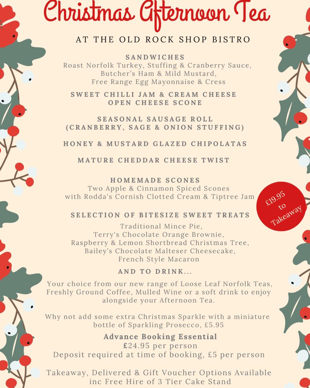 So, here we go…
We’ve had so many messages and emails asking for our Christmas Afternoon Tea menu, with several bookings already in the diary!
Most of the menu was decided back in August (yes, August!) but we couldn’t agree with the final item.
The kitchen team have some very strong views on what constitutes afternoon tea…especially the Christmas Edition. From the size of the cakes to the sandwich fillings, certain things just have to be done a particular way. One of these particularlarisms is the dessert; every Festive Tea menu must be finished with sumptuous and indulgent dessert, in-keeping with Christmas of course.
Finally, after a series of tantrums and borderline fist-fights we’ve settled on a Bailey’s Chocolate-Malteser Cheesecake to crown our Christmas Afternoon Tea for 2023 and we hope you all enjoy it just as much as we’ve enjoyed planning it!
What’s your favourite part of afternoon tea? The sandwiches? Scones? Or the cake? Surely it’s the cake…..right??
Bookings taken from 1st December to Sunday 7th January.