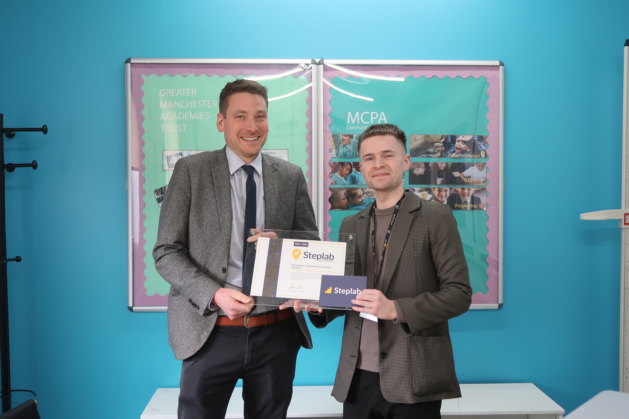 📢 Exciting News! 🎉
Manchester Communication Primary Academy is now an official Steplab Coaching Hub! 🌟 This recognition highlights our commitment to professional development and instructional coaching.
Investing in our teachers means investing in our pupils. This achievement reflects our dedication to continuous improvement and ensuring the best outcomes for our children.
A big thank you to Mr. Hahn for his hard work and leadership in this endeavor! 👏
#MCPA #SteplabCoachingHub #ProfessionalDevelopment #ExcellenceInEducation