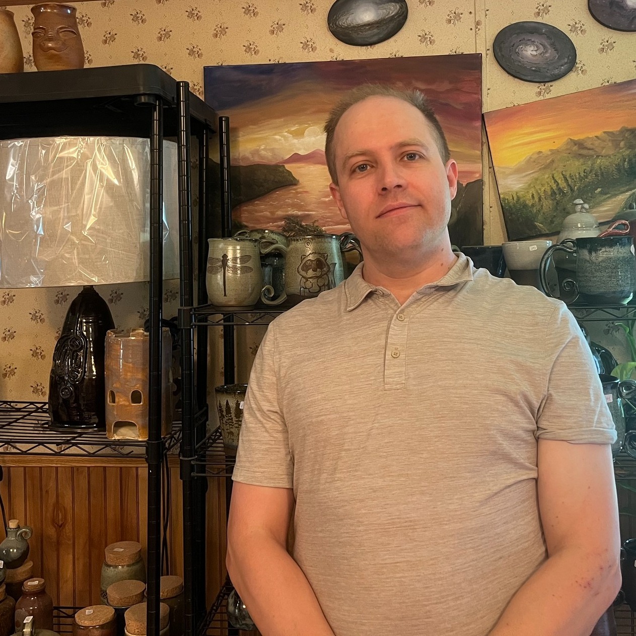Sett Balise is a self-taught potter who has been producing work on and off for a little over twenty years. Ceramic interests include functional reproductions of ancient to medieval items as well as modern and fantastical work. Other hobbies include painting, karate, antiquing, medieval reenacting, biology, tabletop roleplaying games, and astronomy.
Looking for the perfect gift that’s full of charm and creativity? @riverroadsartisanscooperative has an abundant selection of Sett's work.
We would love to share more! Please follow our page for updates.