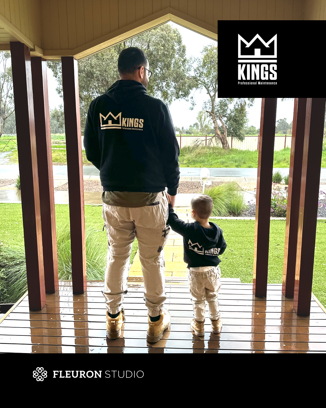 How good is it when you see a logo you've designed worn by the business owner and the family.
So cool.
๐
Kings Professional Maintenance
#fleuronstudio #lovedesign #lovewhatido