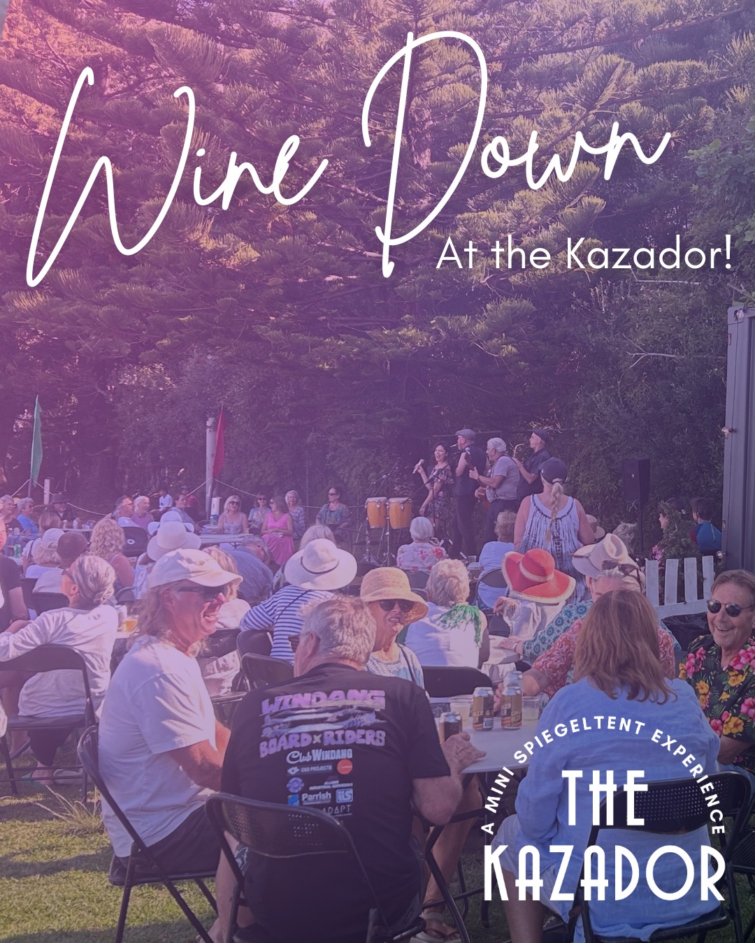 Wine Downs are coming back to Kiama
Kick back with a drink in hand, soak in the stunning harbour views, and let the live music set the perfect vibe. Our free sunset sessions at Black Beach are all about community, good tunes, and immaculate end-of-week energy.
Stay tuned for dates—who’s excited to Wine Down with us?