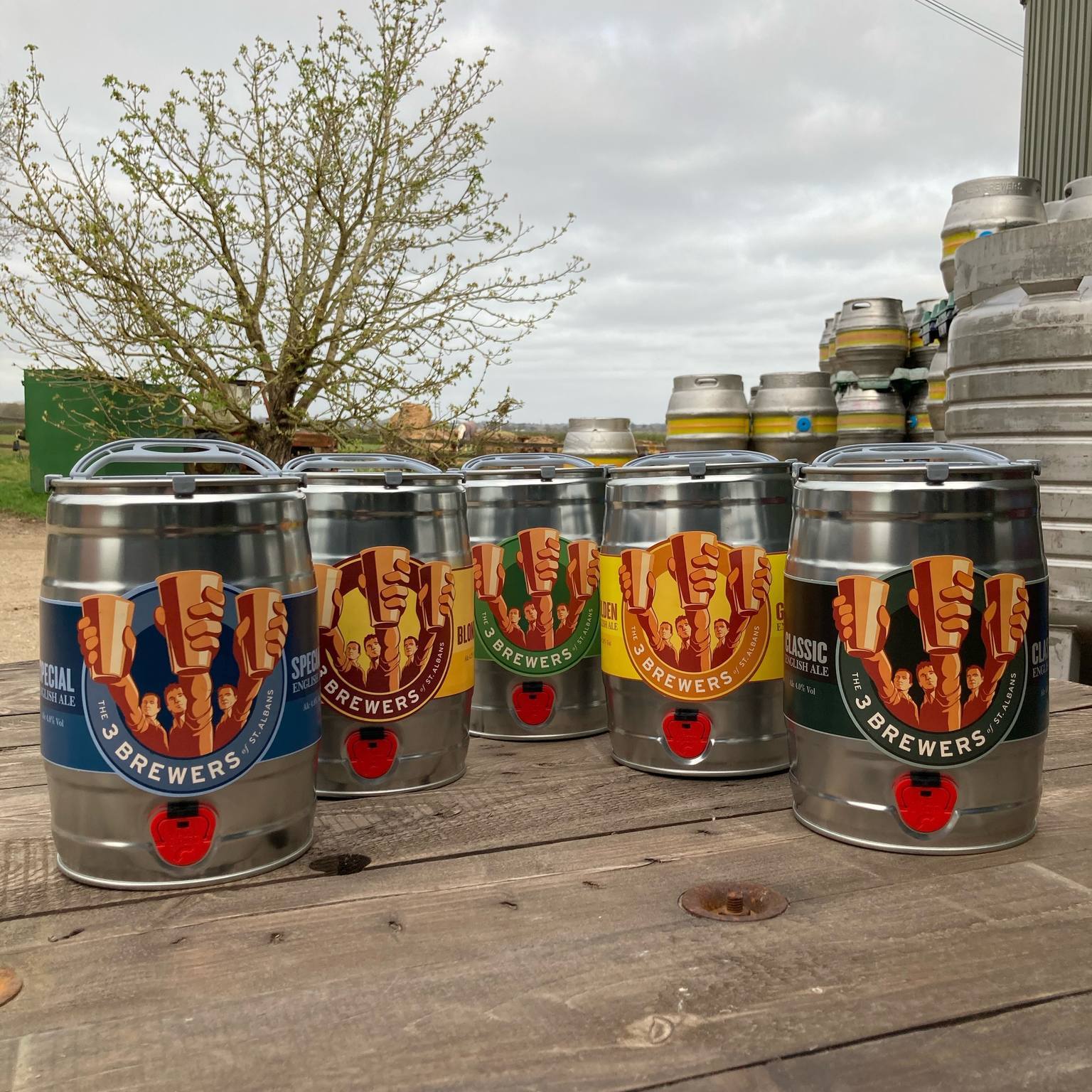 Sun's out again!
This means one of two things:
Barbie! (not the movie)
Beers at the Brewery!
Oh boy, the excitement is near fever pitch.
The brewery taproom is open all weekend so you can enjoy a cold beer or two in the tranquil setting at the farm, and you can stock up on your BBQ beers. Add in the fun and games of the Euros and we're getting close to Venn Diagram territory....
To take away we've got mini kegs, bottles, gift packs and 1.5 litre beer pouches filled fresh from the tap.
We're also doing a special offer on Brewery Memberships. For just £40 you can get 13.3 months membership for the price of 12. Members get 10% off all take home purchases, plus a members party and a members brewery tour (both of these are for members and their chums). If you buy membership now you can come to the party / tour this year and next year - so double the fun!
Opening:
Mon - Fri 8 till 4
Saturday (22nd) 11 till 5
Sunday (23rd) 12.30 till 5
See y'all soon
The 3 Brewers of St Albans