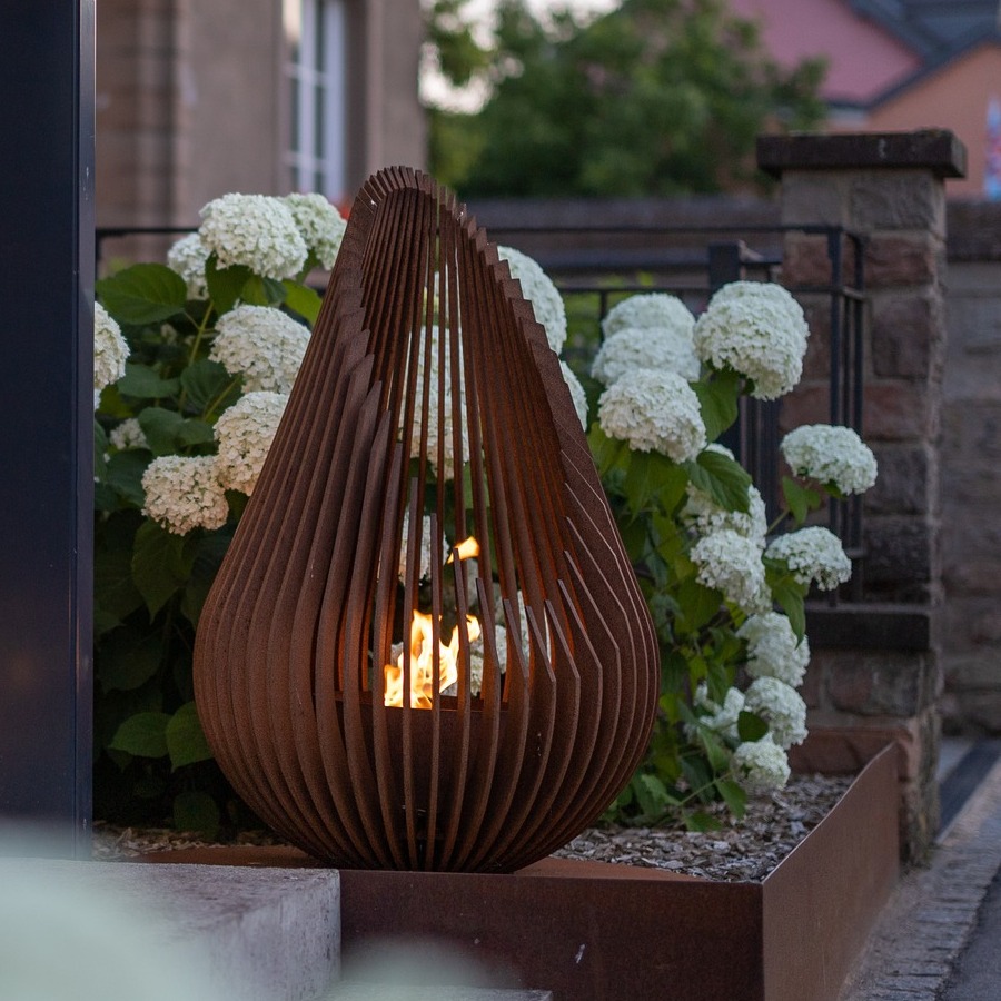 Erliewt d'Magie vum Feier op eng nohalteger Aart! 🌟 Eisen Bioéthanol brennt propper a schaaft eng wonnerbar Atmosphär... 🔥