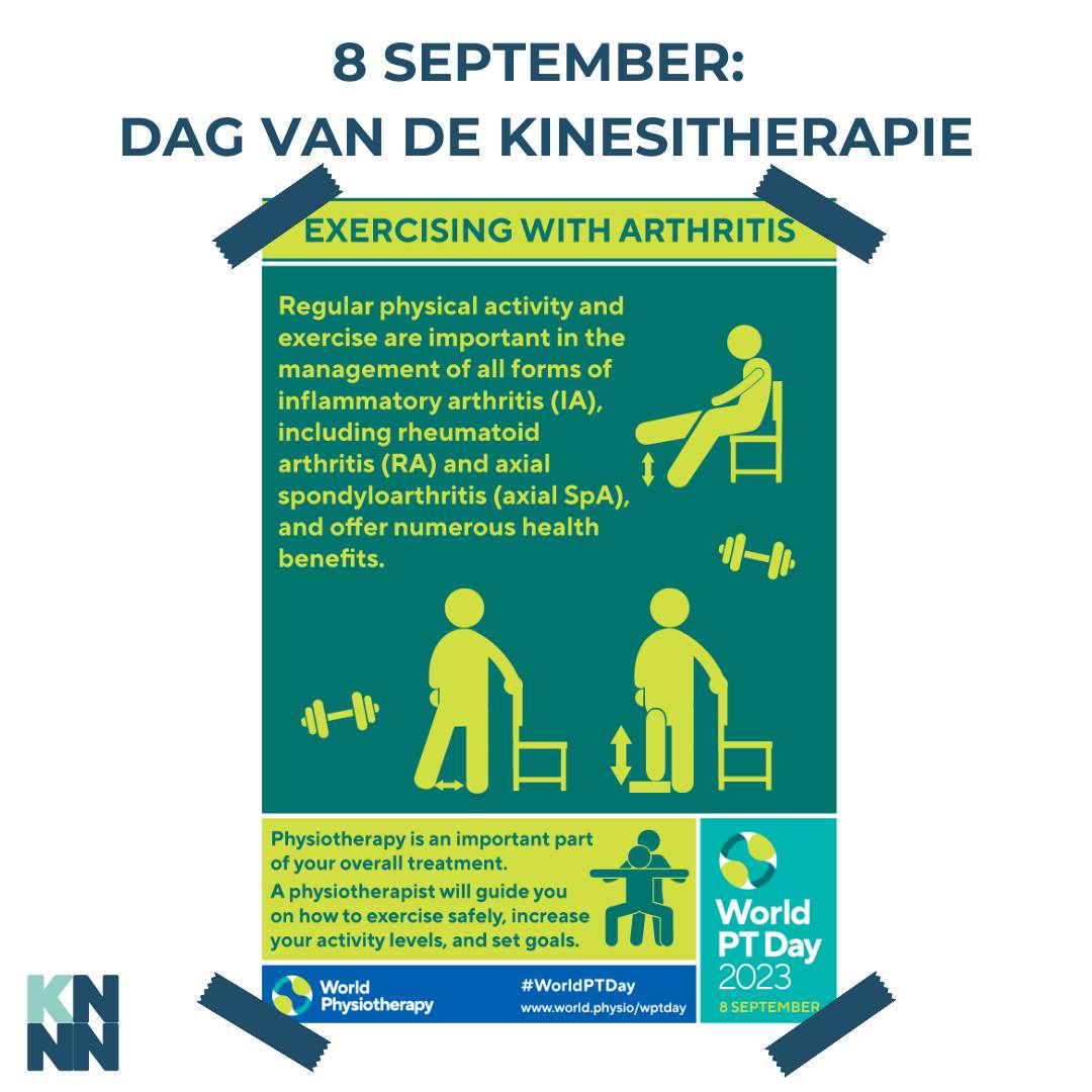 Samen blijven we bewegen. Bedankt voor het vertrouwen!
#dagvandekinesitherapie #praktijk #artritis #oefentherapie