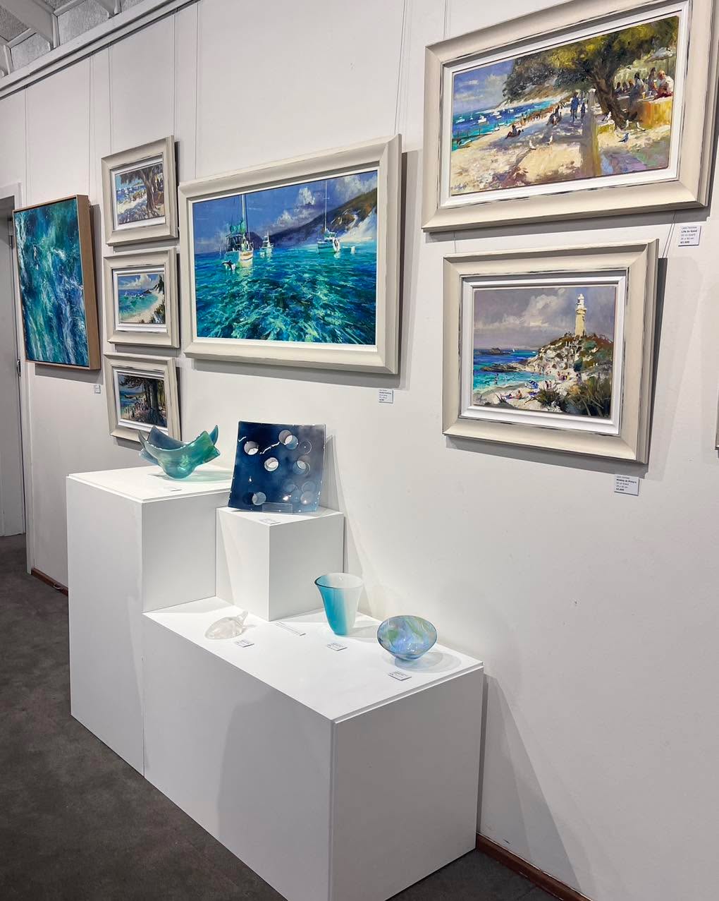 What a wonderful opening last night for “Creating Connections”, an exhibition of 11 artists curated by Susan Sheppard raising fund for OCD. I am pleased to be part of it. Open at Atwell House & Gallery until 24th March.