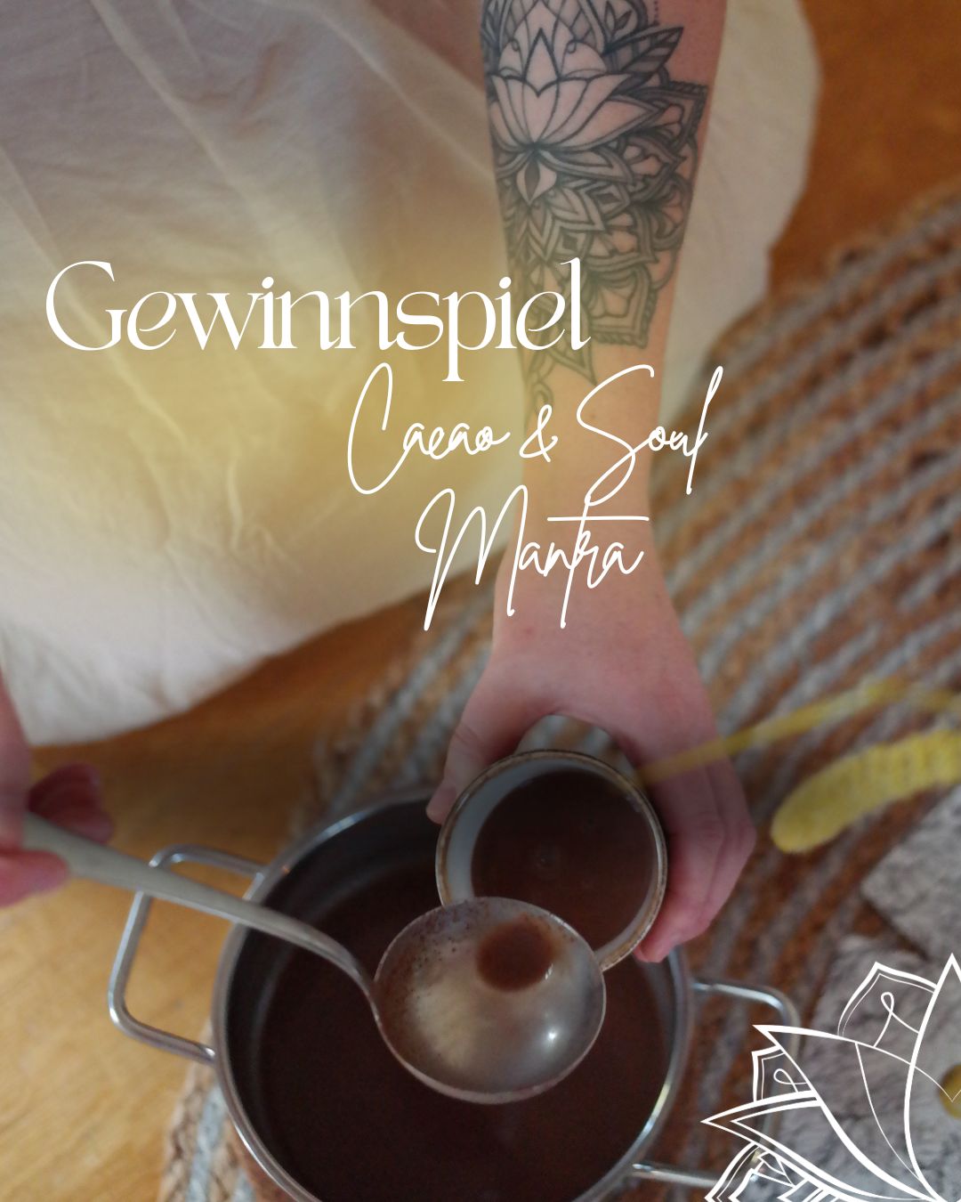 ☕Gewinnspiel Cacao & Soul - Mantra☕ GEWINNSPIEL IST BEENDET
Ich möchte dich beschenken - mit einem Platz für dich und eine Begleitperson in einem ganz besonderen Kreis. Bei Cacao & Soul -Mantra - ein gemeinsames Cacao Ritual bei dem wir Cacao trinken, in uns hineinblicken, unsere Herzen erwecken und beim Singen zum Schwingen bringen.
Cacao & Soul - Mantra findet am 26.04.2025 um 16:00 Uhr in Kalkar-Wissel statt.
Folgendes gibt es zu gewinnen:
1. Zwei Plätze im Kreis (Für dich und eine Begleitperson)
2. Ein 10 Euro-Soul Sisters-Gutschein
So kannst du am Gewinnspiel teilnehmen:
💛Folge mir @soulsisters_by_yogayoga
💛Schenke diesem Beitrag ein ❤️
💛Schreib in die Kommentare wer dich begleiten darf
💛Teile gerne diesen Post wenn du möchtest in deiner Story :-)
Das Gewinnspiel endet am 11.04.2025 um 11 Uhr und die Gewinner/innen werden von mir persönlich informiert.
Bitte beachte folgende Voraussetzung zur Teilnahme am Gewinnspiel:
💛Der Gewinn kann nicht ausgezahlt werden.
💛Sollte sich die Gewinnerinnen nicht bis zum 19.12.2025 zurück melden, verfällt der Gewinn.
💛 Sollte das Cacao Ritual - Cacao & Soul - Mantra nicht stattfinden, erhält die Gewinner/in einen Gutschein in Höhe von 20 Euro.
Tipp: Wenn du auf jeden Fall beim Cacao & Soul - Mantra Kreis dabei sein möchtest, sicher dir schon deinen Platz und melde dich online verbindlich an. Solltest du gewinnen, bekommst du den Energieausgleich zurückerstattet.
Hast du noch Fragen an mich - schreib mir gerne eine DM.
Das Gewinnspiel steht in keiner Verbindung zu Meta / Facebook / Instagram. Für sämtliche Belange des Gewinnspiels ist soulsisters_by_yogayoga als Gewinnspiel-Betreiber verantwortlich.
CACAORITUAL
MANTRA
KIRTAN
CACAOZEREMONIE
ROHCACAO
#cacaoritual #mantrasingen #singkreis #gemeinsamsingen #mantrachanten #cacao #cacaozeremonie #cacaomagic #soulsisters