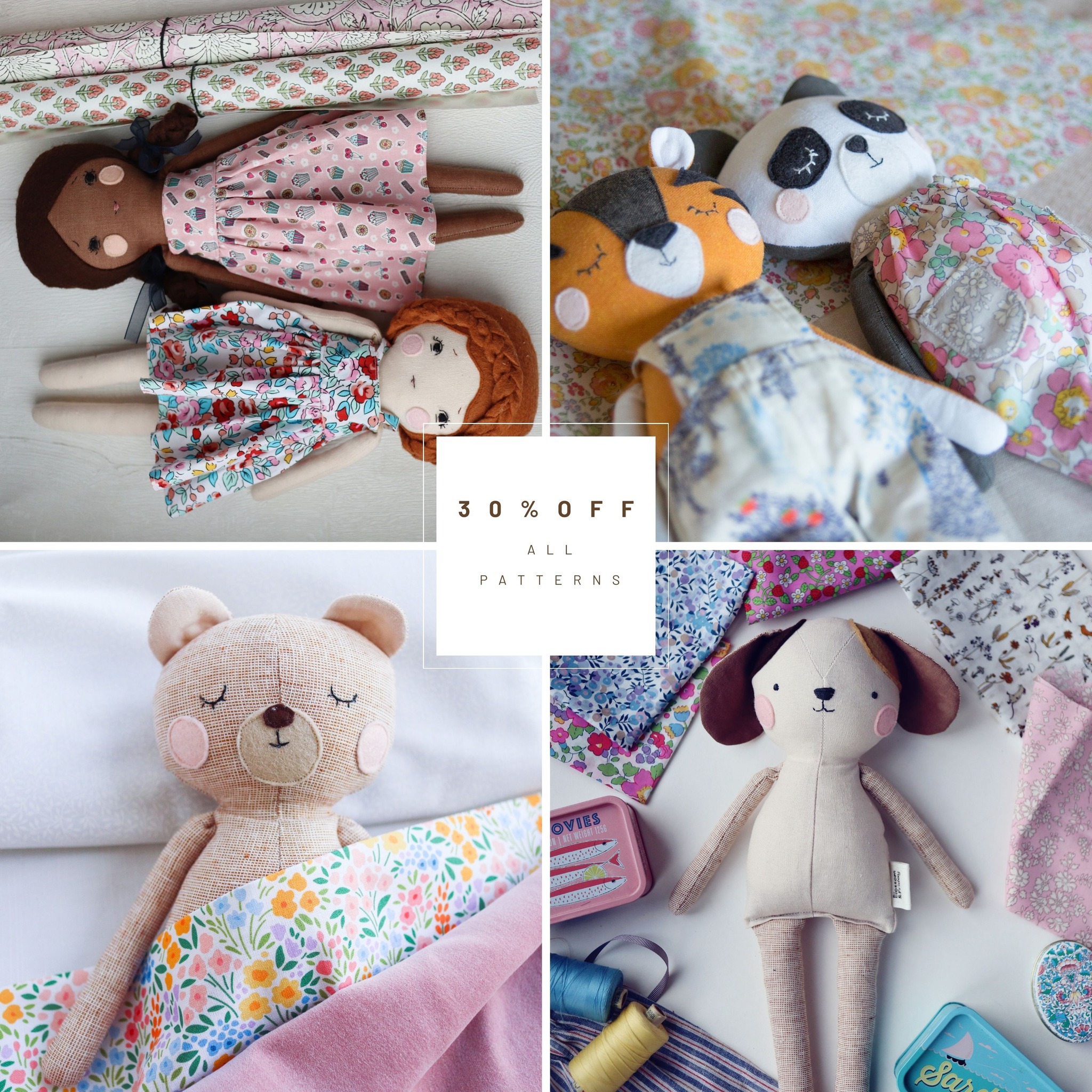 It's the Black Friday Sale at Blossom and Friday!
30% off every pattern in the store until Sunday 11.50 GMT
Use the code BFBF30
Please head to the link in my bio to visit my shop!
Happy sewing!
#makeandsewtoys #dollmakerofinstagram #kittydolls #heirloomdoll #heirloomdolls #dollmakingworkshop #dollmakercommunity #dollmakersofig #dollmakers #makersmovement #dollmakerstudio #dollmakersofinstagram #dollmakerscommunity #makersgonnamake