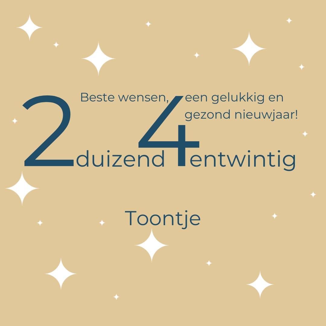 VIER een prachtig jaar met voldoende beweging en een goede gezondheid!
#gelukkignieuwjaar #Kinesist #praktijk