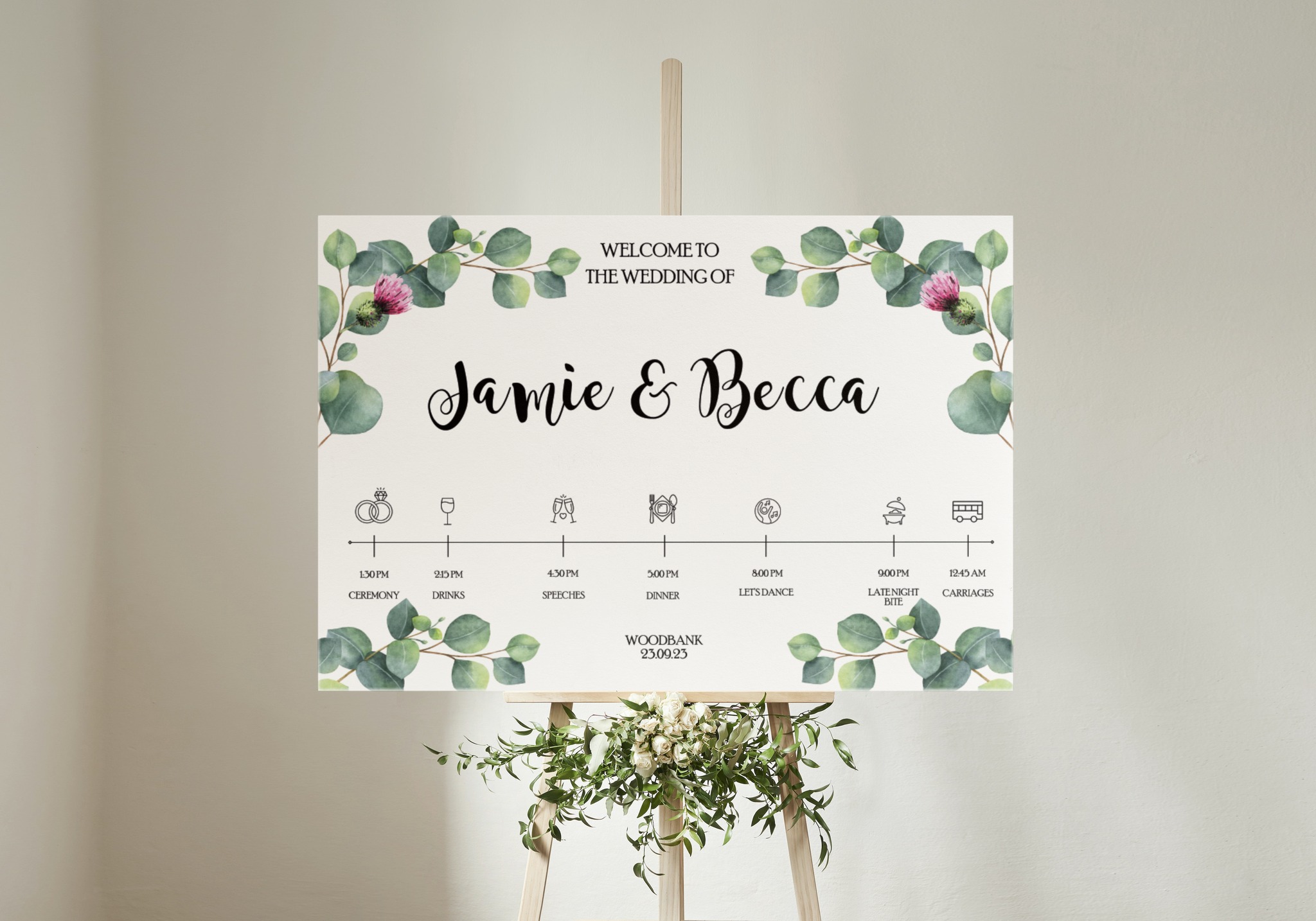Congratulations to Becca and Jamie who were married at Woodbank. They chose a pretty eucalyptus design with added thistles for their wedding stationery
#yourwedding #diyweddings #weddingideas #weddingplanning #diyweddinginvitations #handmadestationery #prettystationery #scottishweddingsupplier #modernweddingstationery #wedding #yourweddingyourway #invitations #weddingmenu #bridetobe #diywedding #2024wedding #stationerysupplier #yourweddingday #tablestationery #placecards #diyweddingideas #menus #dayinvitation #eveninginvitation #savethedate #orderoftheday #personalisedvenuedrawing #tableplan #seatingplan #tablenames