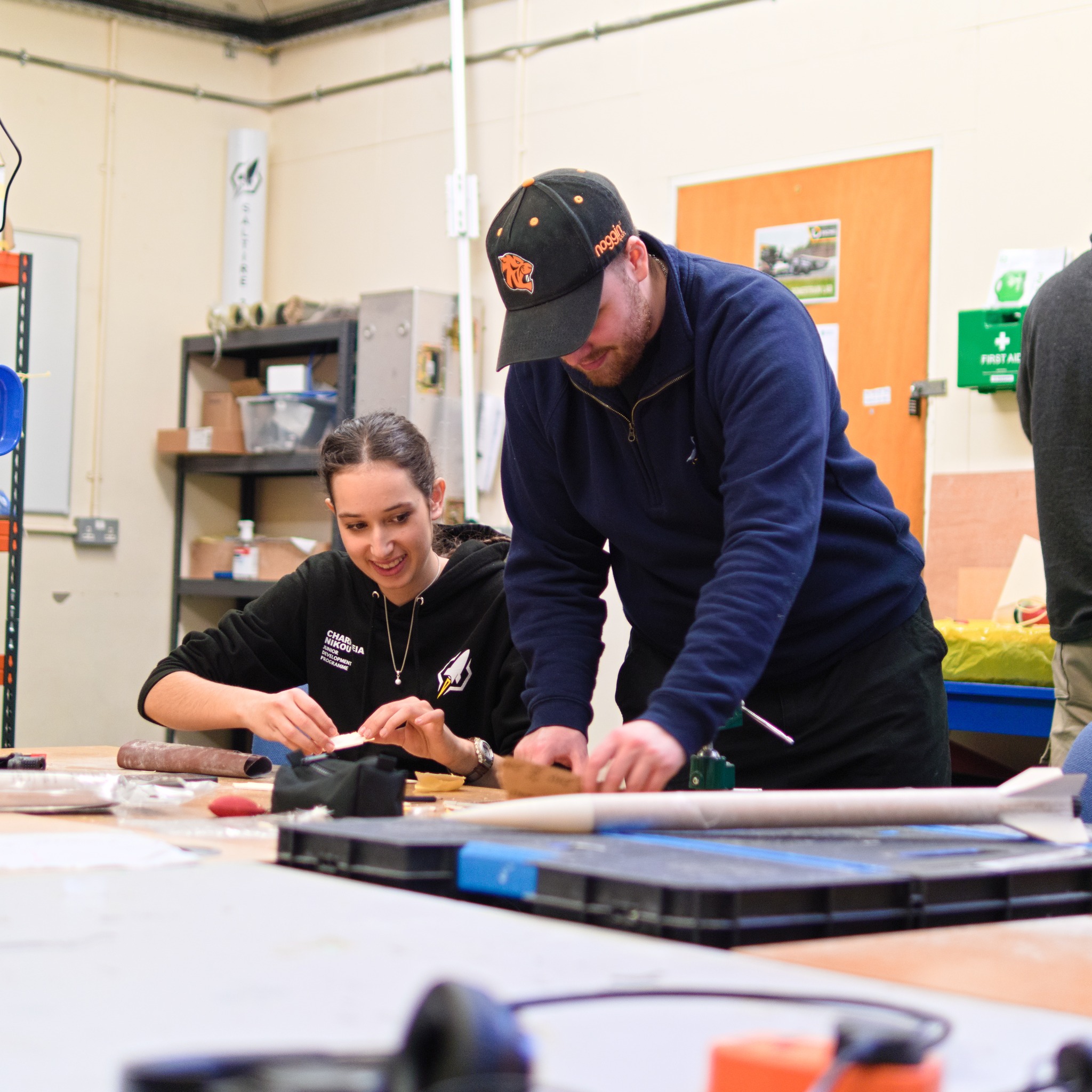 A day building rockets is a day well spent! 🚀🛠
Our first-year junior team have started constructing their individual rockets which they have been designing throughout the last few months 📐
Pictured are some of the members measuring and cutting out their fins, before sanding them to be symmetrical and accurate to their designs. ✏️
Also, take a look at the variety of 3D-printed nosecones! With lots of shapes and sizes, there are many ways to create stable and aerodynamic rockets, and our members have been working hard to streamline their parts for an efficient flight 🌠
#ThinkBigGoBeyond #stem #rocket #space #science #engineer #engineering #rocketscience