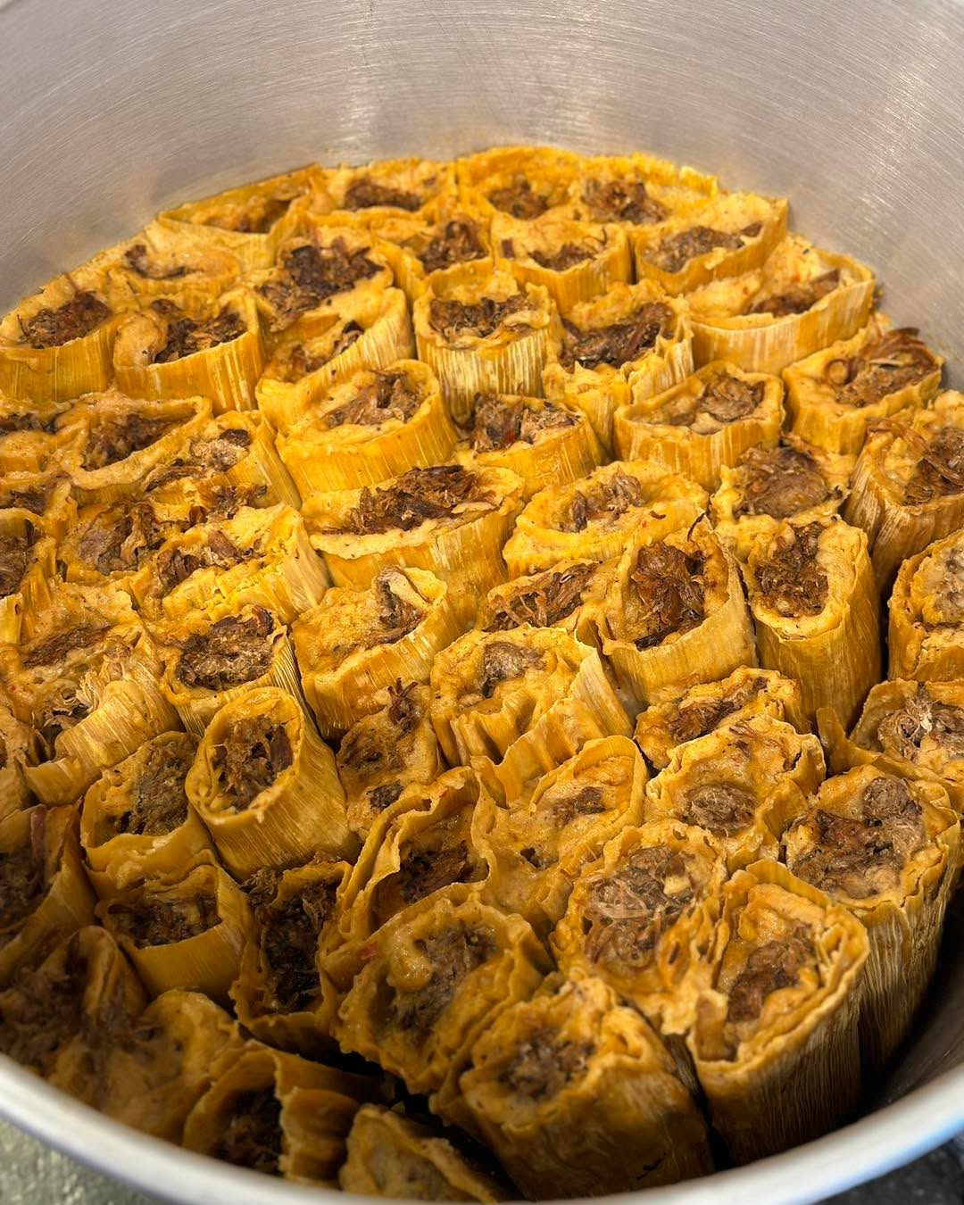 Tamales are fresh and stocked up! Message us for orders, or stop in Change Cafe / Misión Mexicana and pick some up!