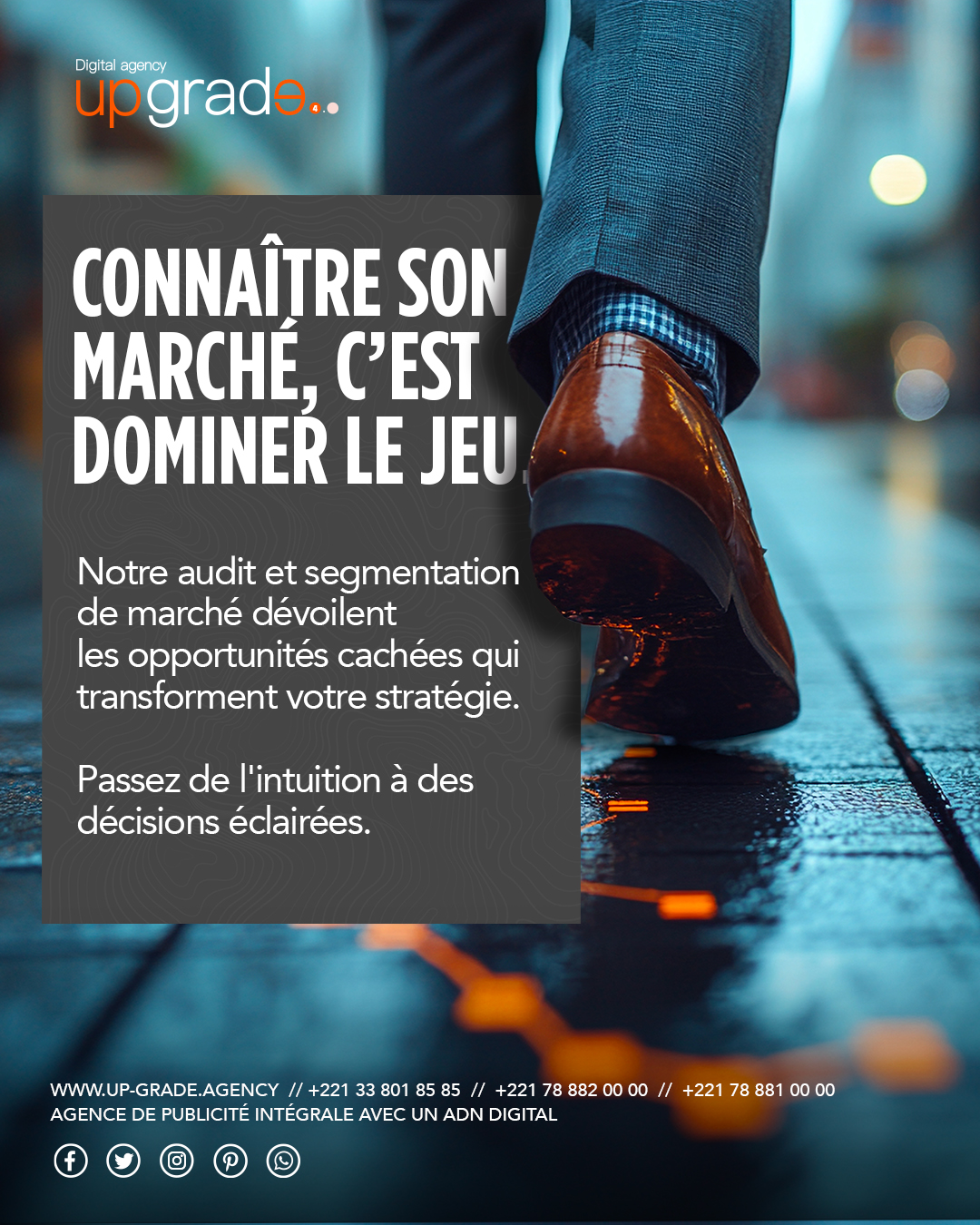 Vous souhaitez surpasser vos concurrents ? Grâce à notre expertise en audit et segmentation de marché, nous vous offrons une analyse approfondie qui révèle les opportunités invisibles.
Finis les choix incertains, place à des décisions stratégiques basées sur des données précises et pertinentes. Transformez vos segments de marché en véritables leviers de croissance et faites de chaque opportunité une victoire pour votre entreprise.
Prenez une longueur d'avance sur vos objectifs !
#MarketingDigital #StratégieDigitale #TransformationDigitaleue #DigitalMarketing
#MarketingDigital #StratégieDigitale