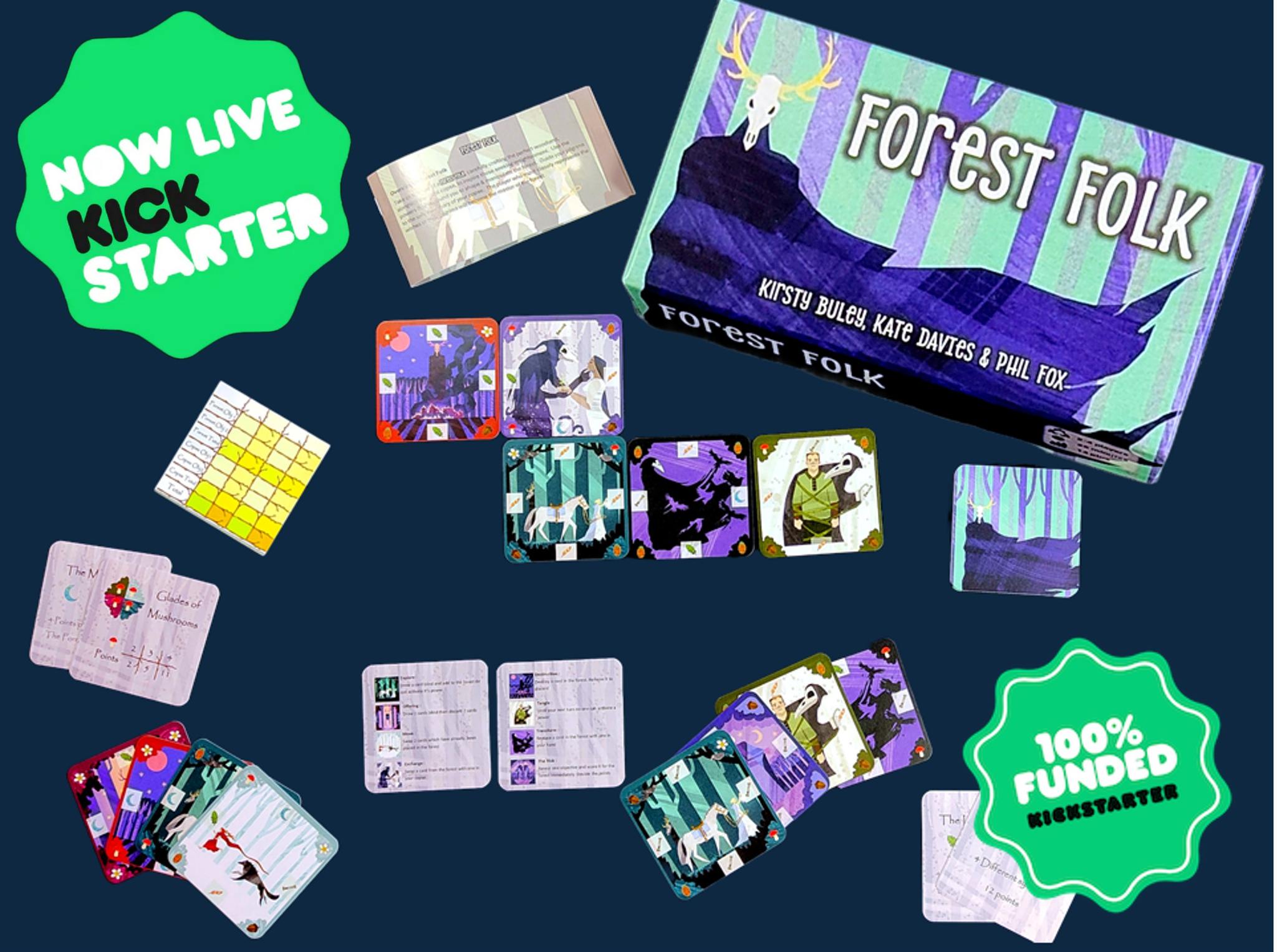 Come and join the fun and back the Forest Folk Kickstarter campaign. Support a small publisher/designer led business and talented artist by picking up a copy during the last week of the campaign. We've now included a free set of Tangle tokens with all physical pledges of Forest Folk so there really isn't a better time.
https://www.kickstarter.com/projects/ludusvulpes/forest-folk?ref=brk1ar
#boardgame #supportindie #newboardgame #tabletopgaming #independentgames #kickstarterproject