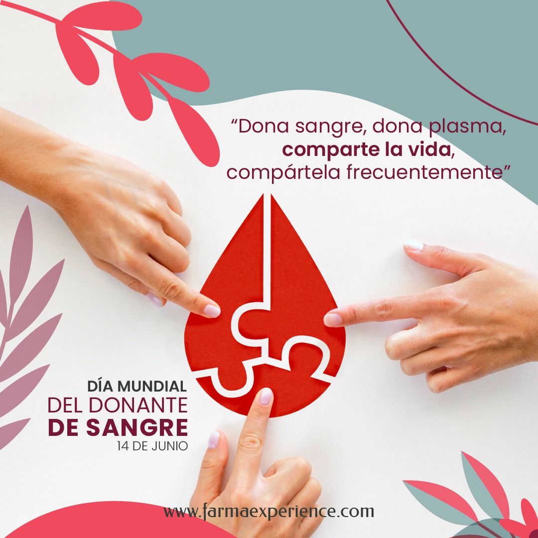Este año el #DíaMundialdelDonantedeSangre se centra en los pacientes que precisan apoyo de transfusiones de por vida. Se subraya la importancia de donar sangre o plasma periódicamente para crear un suministro seguro y sostenible de sangre que pueda estar siempre disponible para aquellos pacientes que lo necesiten.
#worldblooddonorday #blooddonation #Farmaexperience #Cuidadeti #paciente #cronico #parafarmacia #madrid