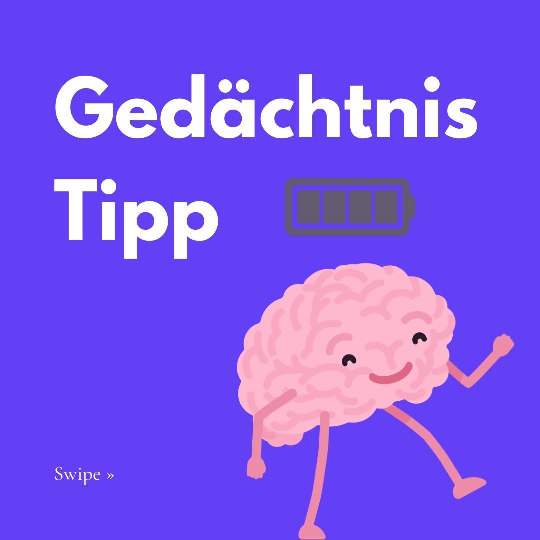 🌈✨ Gedächtnis-Tipp: Visualisieren, um sich besser zu erinnern!
💡 Bilder sagen mehr als Worte – und das gilt auch für dein Gedächtnis. Verbinde Informationen mit einem Bild, das dir leicht im Kopf bleibt.
👉 Beispiel: Um dir „Apfel“ zu merken, stelle dir einen Apfel vor, der einen Hut trägt. Je kreativer, desto besser! 🍎🎩
🔄 Challenge: Stell dir drei ungewöhnliche Bilder vor, die du mit deinem Alltag verbindest, und beschreibe sie in den Kommentaren!
📘 Empfehlung: „Merken Denken Erinnern – Ordner mit Kopiervorlagen“ enthält Übungen, die deine Visualisierungsfähigkeit stärken.
Hashtags:
#Visualisieren #Gedächtnistraining #MemoVerlag #TippDesTages #KreativesDenken #MerkenLeichtGemacht