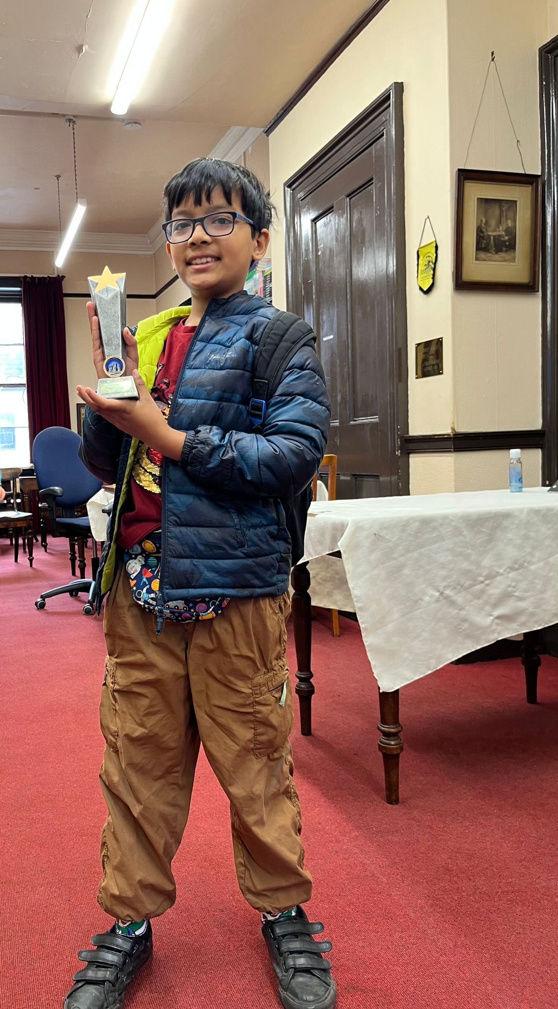 Congratulations to Tushit Chatterjee who won the Top Scot U800 Lothian Qualifier with a perfect 5 out of 5 π₯. Tushit has come 2nd or third a few times but this was his first tournament victory. With this victory he has qualified for the finals in January where he will compete against the best players in Scotland for Β£1000! πβ