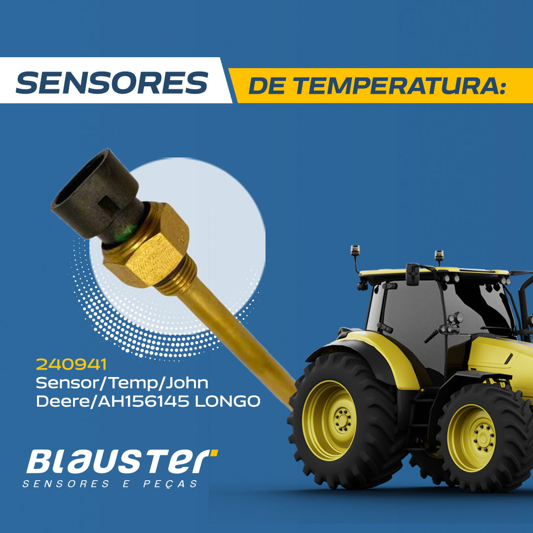 O sensor de temperatura da nossa Linha Agrícola desempenha um papel crucial no monitoramento e controle da temperatura do motor. Ele é parte do sistema de gerenciamento do motor e fornece informações precisas sobre a temperatura do líquido de arrefecimento do motor.
Mas além de monitorar a temperatura do motor em tempo real e garantir que ele trabalhe numa faixa de temperatura segura e eficiente, o sensor tem outras funções importantes.
Arrasta pro lado e saiba quais são elas!