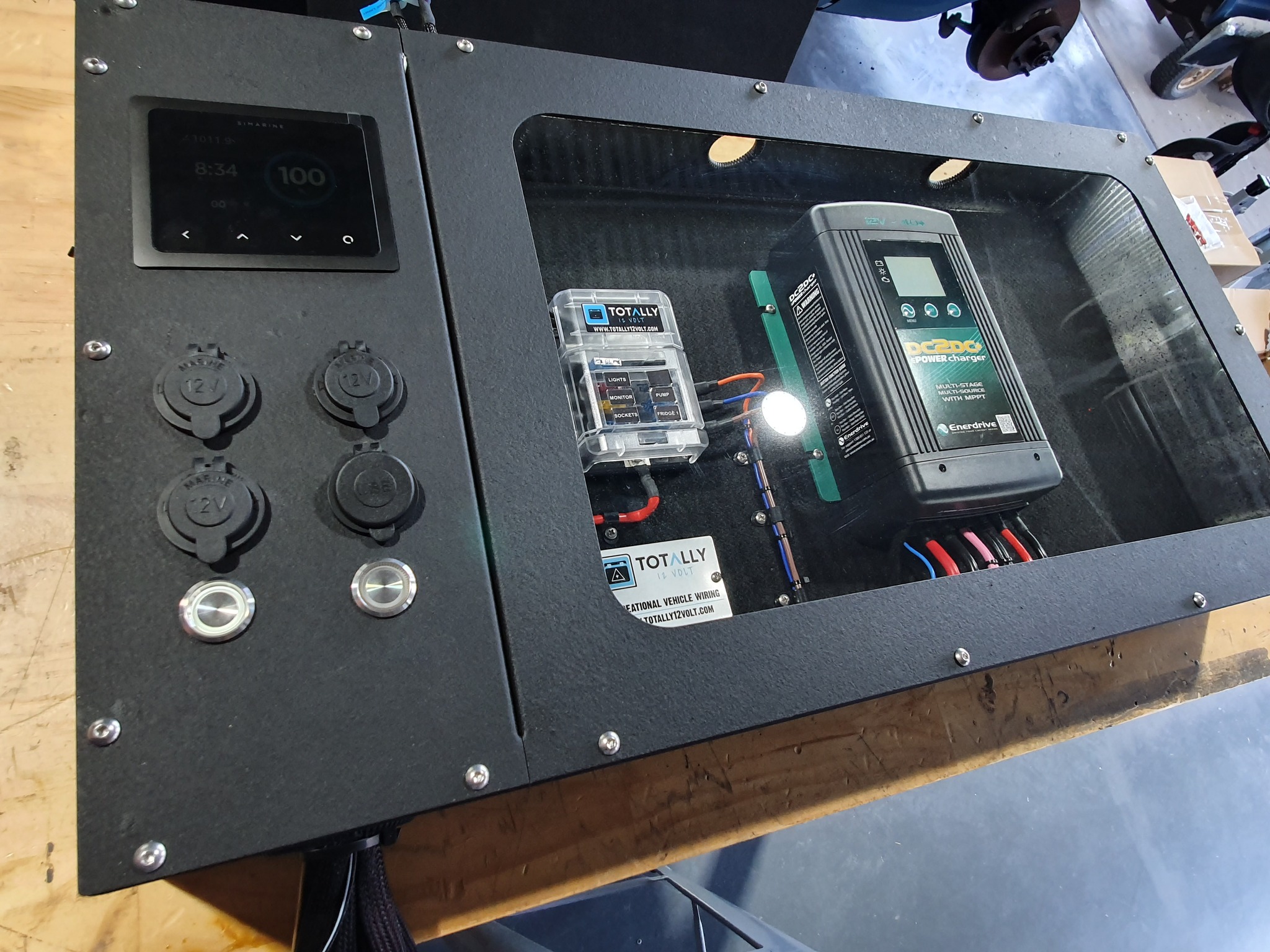 Let us build you a custom canopy 12 volt system! Our units are built tough and our wiring is the best you will find in any other pre assembled unit on the market! We can also arrange freight. Built to your requirements your way. #canopyfitouts #canopyfitout #12volt #12voltcabinet #dualbatterysetup #offgridliving #dualbattery #12voltporn #enerdrive #lithium #canopy #lithiumbattery