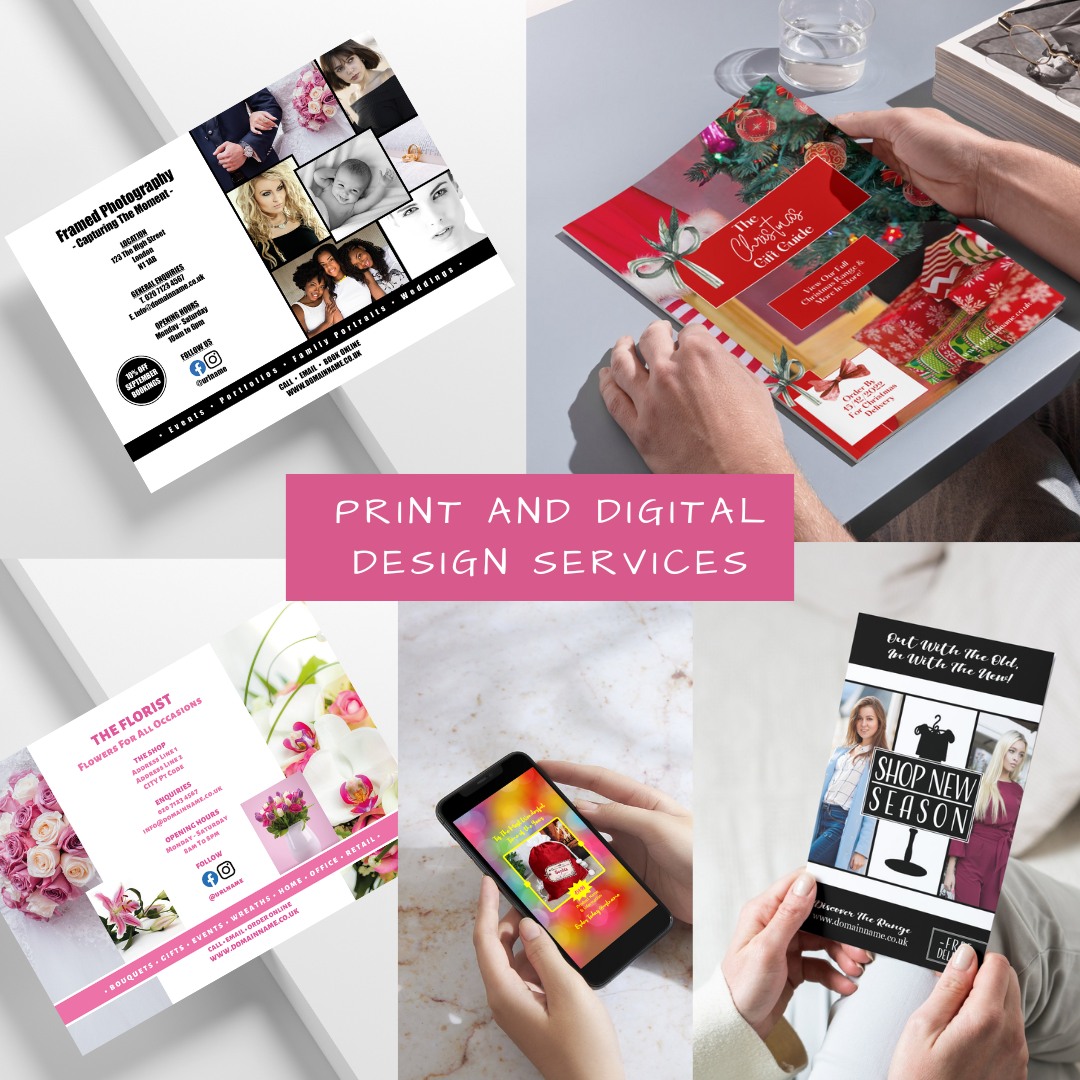 Are You Looking To Create New Or Freshen Up Existing Marketing Material? BusiKind Offers Bespoke Design Services For Both Print And Digital Media Requirements.
Call For An Informal Chat:
020 7112 8894
Enquire By Email:
info@busikind.co.uk
Learn About Our Services:
www.busikind.co.uk
Follow BusiKind For More:
@busikind
#smallbusinesspromotion #smallbusinessowners #socialmediamarketingservices #designservices #digitalmarketing #b2bmarekting #b2cmarketing #boutiquebusinessmarketing #leafletdesignservices #brochuredesignservices #contentmarketing #marketingforartisans #smallbusinesssupport #smallbusinessbranding #smallbusinessmarketing #contentcreators #marketingsupport #socialmediamarketing #interactivebrochures #onlinebrochuredesign #qrcodemarketing #creativemarketing #marketingtools #marketingtips #marketingresources #smallbusiness #smallbusinessresources #startupbusiness #entrepreneurship #printreadylayouts