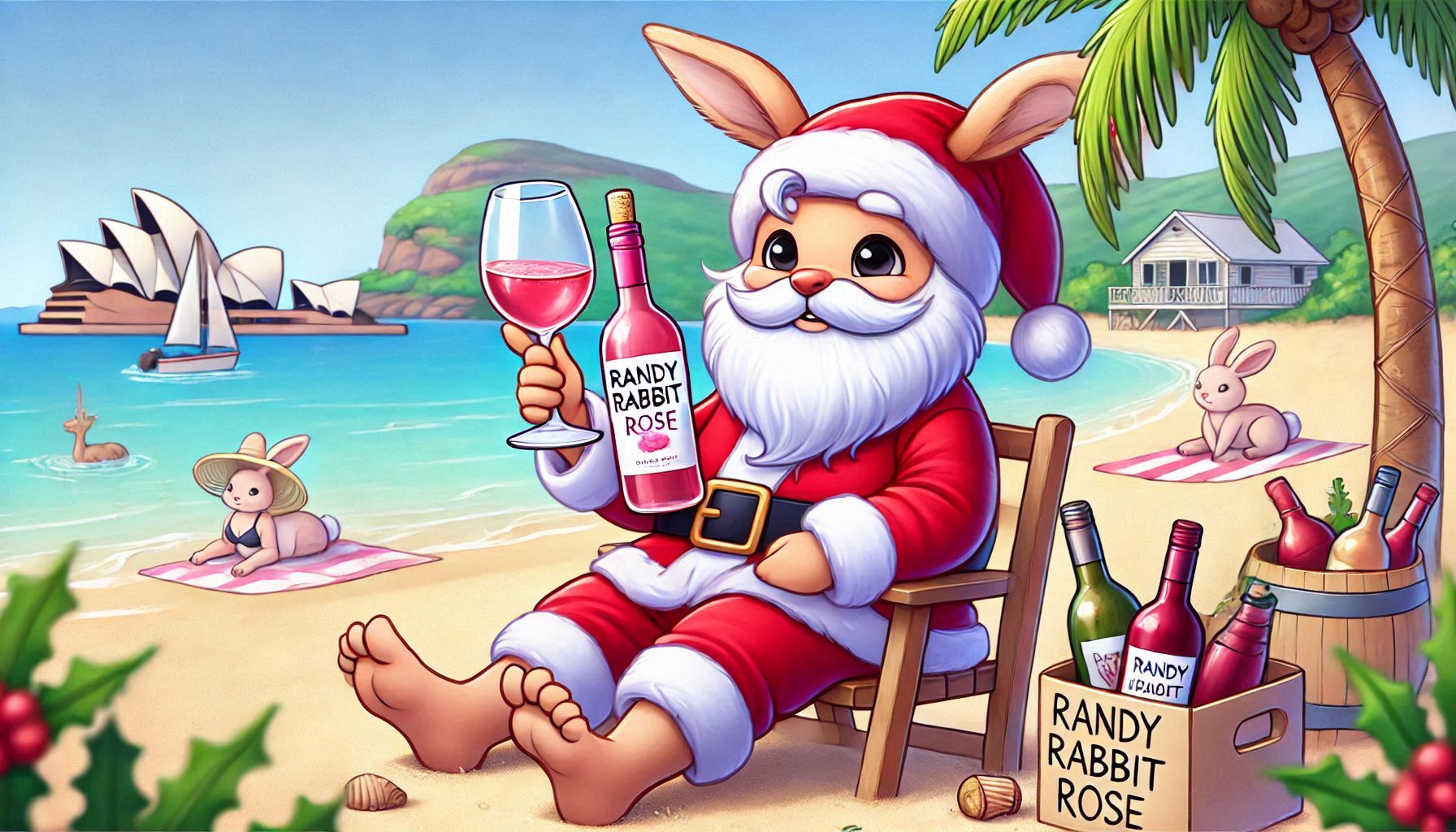 ☀️🎄 Australian Christmas – warm, sometimes hot, but always perfect!
And what better way to enjoy it than with a chilled glass of Randy Rabbit Rosé? 🐇🍷 Made from beautiful Grenache grapes, it’s fresh, vibrant, and just a little bit cheeky – the ultimate partner for summer barbies, seafood feasts, and lazy arvos under the sun.
Keep it cool. Keep it Randy. Keep it Rosé. 🥂
🎅 Stock up now for a Christmas that’s as cheeky as it is refreshing!
www.farmyardwines.au