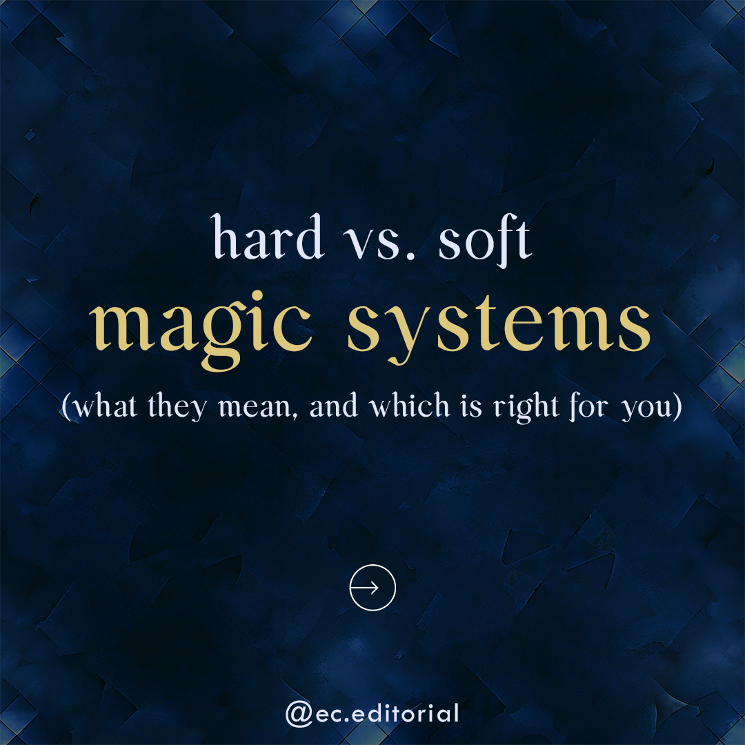 Magic has been a cornerstone of fantasy literature for centuries, enchanting readers with its boundless potential. Yet, not all magic is created equal.
At the heart of many fantasy stories lies a choice about how magic operates within the narrative: should it be structured with clear rules and limitations, or should it remain a mysterious force beyond comprehension? This choice defines whether a story employs a hard or soft magic system. Understanding the nuances between these systems can help you shape a more immersive and captivating world.
So, here's a short guide into what sets these systems apart and how you can decide which is best for your story.
#writingmood #noveleditor #indiesareworthit #amwriting #writingmotivation #instawrimo #writersblock #freelanceeditor #writinglife #bookeditor #aspiringauthor #writingtips #writingadvice #amediting #writerscommunity #nanowrimo