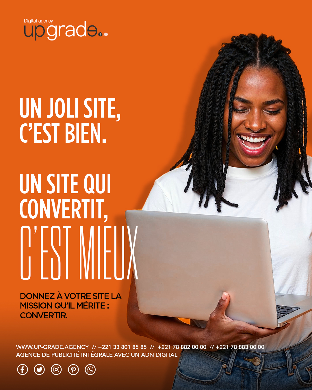 Un joli design sans outils de conversion, c'est comme un trésor caché : il éveille l'intérêt, mais ne génère pas de résultats. Nous croyons que chaque détail compte. Que ce soit l'UX, les tunnels de conversion ou l'A/B testing, chaque élément doit travailler ensemble pour transformer les visiteurs en clients. Ne laissez pas votre site devenir une simple vitrine. Offrez-lui la mission qu'il mérite : devenir un véritable outil de conversion.
Prêt à booster votre présence en ligne ?
#WebDesign #Conversion #MarketingDigital #Entrepreneuriat #UX #SEO #DigitalMarketing #MarketingDigital #StratégieDigitale #TransformationDigitaleue #DigitalMarketing
#MarketingDigital #StratégieDigitale