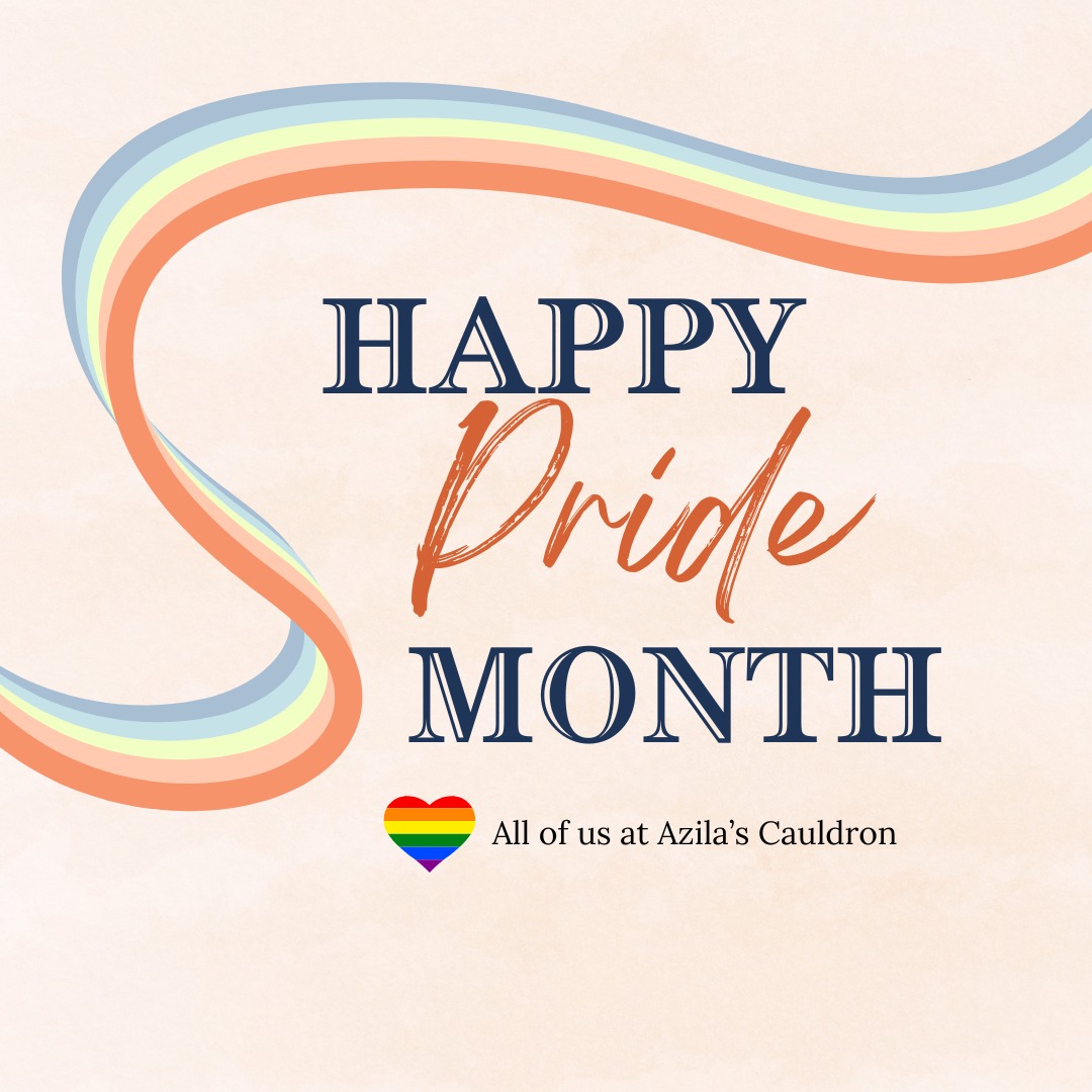 Happy Pride Month, from all of us at Azila's Cauldron
🖤🖤
.
.
.
.
.
#PrideMonth #HappyPride #LoveIsLove #LGBTQ #Pride2024 #LGBTQCommunity #MetaphysicalShop #WitchyPride #SpiritualPride #InclusiveSpirituality #SupportLGBTQ #QueerMagic #WitchcraftAndPride #PrideAndSpirituality #PrideAndMagic #EqualityForAll #RainbowMagic #HolisticPride #EmpowermentThroughDiversity #CelebratePride