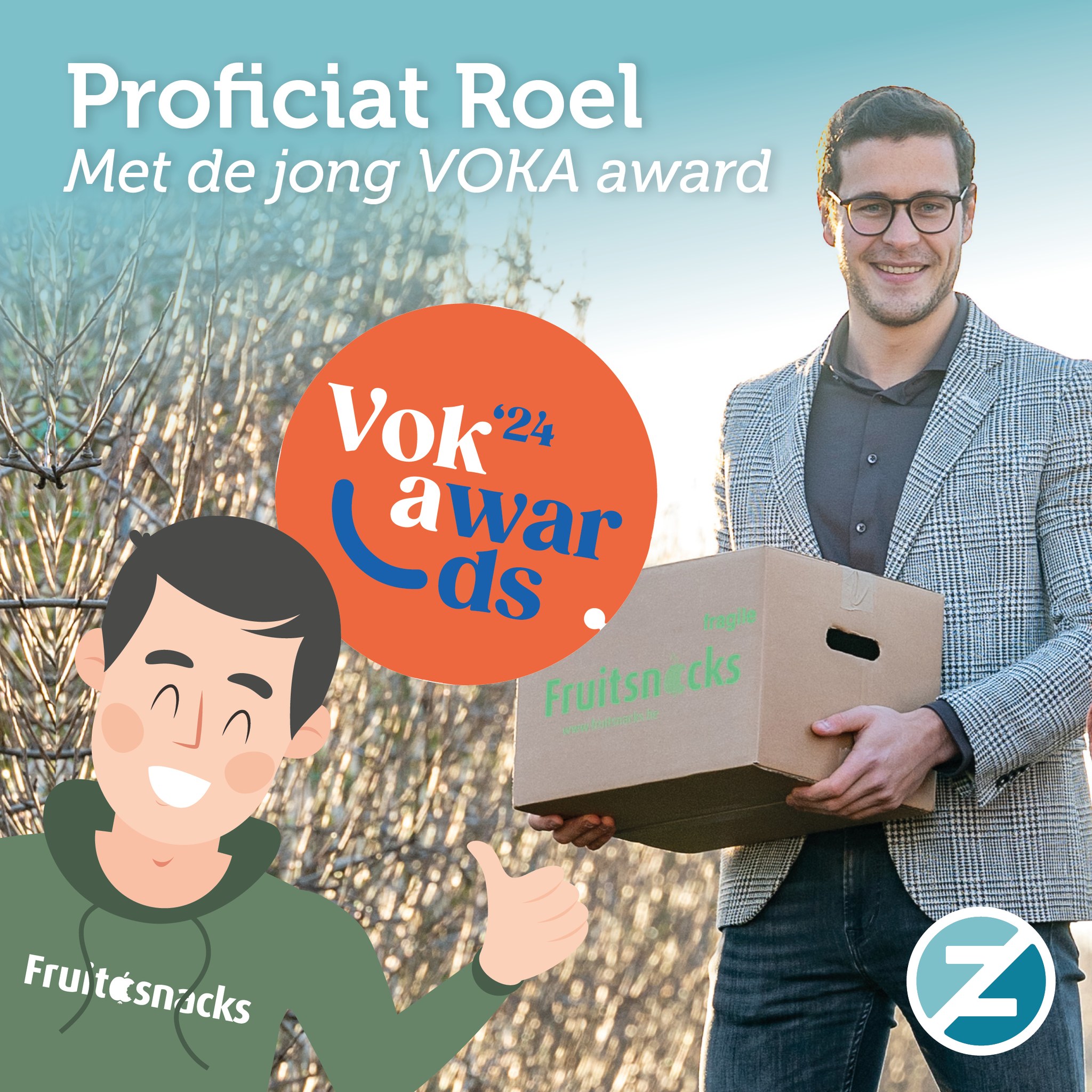 Proficiat aan onze klant @fruitsnacks.be met in het bijzonder @roelpaesmans met het behalen van de award 'De Mijlpaal'! 🥳✨ Afgelopen woensdag werden de Jong Voka Awards van 2024 uitgereikt.🏆 Door en voor jonge, ambitieuze ondernemers en ondernemingen. Roel van Fruitsnacks plukte deze prijs weg. 😉
#zoz #fruitsnacks #proficiat #jongvokaaward