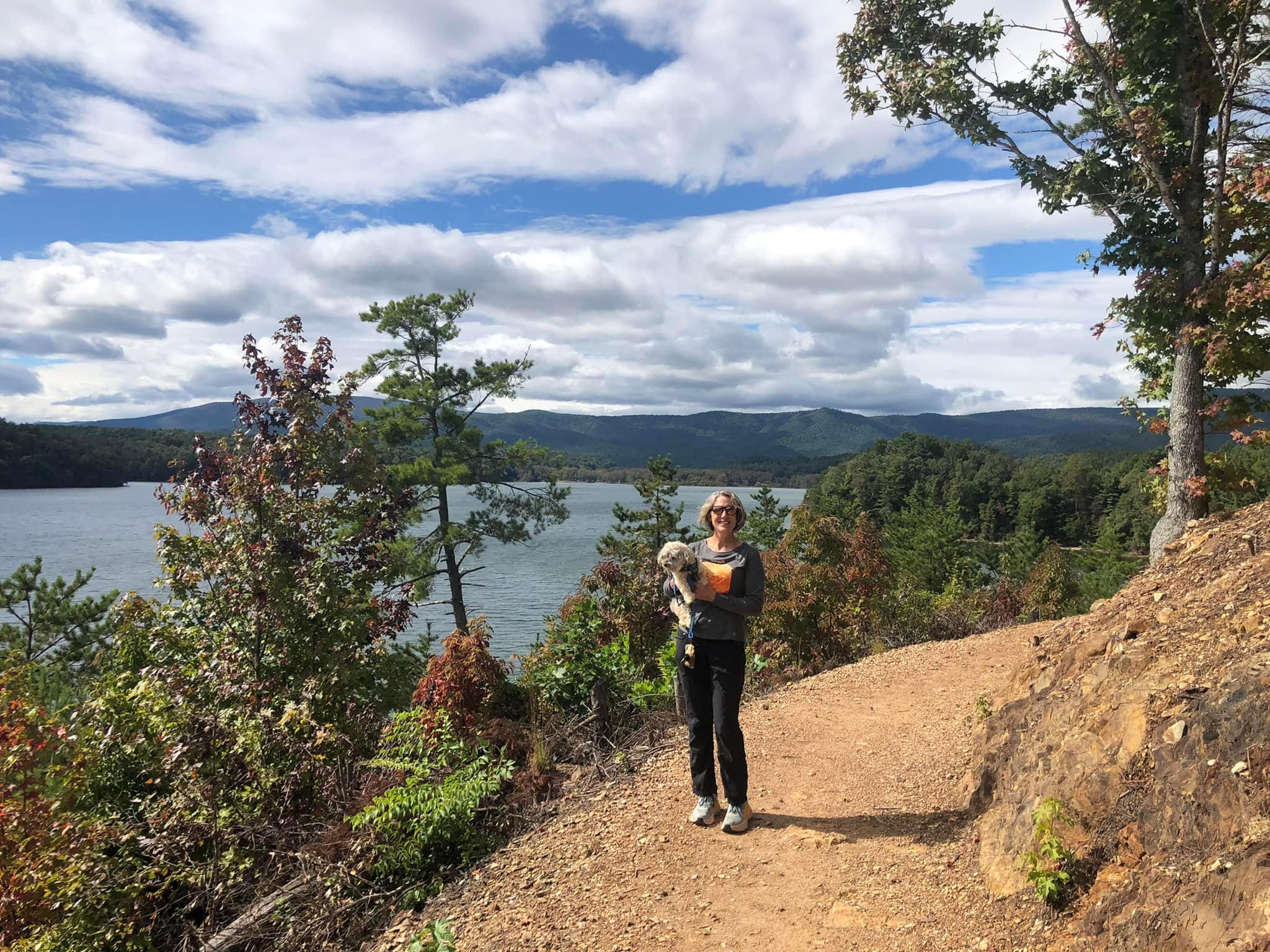 Thank you all so much for the happy birthday wishes!! So thankful to be able to celebrate another year- and to enjoy the beauty of WNC this weekend😊 with my hubby and teen-dog Twixie(she’s 15!)
#Lake James -Fonta Flora Park
#linvillegorge linvillefalls