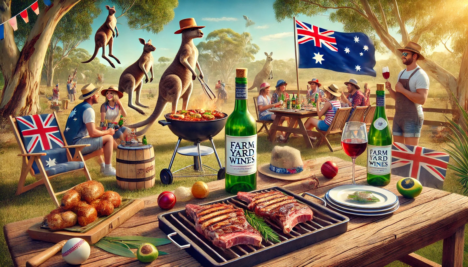 🍷Legendary Wines, 🐑Lamb, 🤣Laughs, and 🥂Mates – It’s Australia Day! 🦘
Australia Day is here, and you know what that means—cheeky Farm Yard Wines in hand, lamb on the BBQ and Mates around the table! 🥂
To make the day even better, we’re offering a special Australia Day discount:
👉 15% off any wines – your choice!
Just use the code AUSTRALIADAY15 at checkout. 🎉
Whether you’re pairing tender lamb chops with our Pig’s Arse Shiraz, enjoying a rack of lamb with Silly Moo Cab Sav, or popping a bottle of Tipsy Turkey Sparkling Shiraz for those festive vibes, we’ve got the perfect drop for your Aussie celebration.
Now, here’s the Aussie thing to do:
👍 Give us a like
💬 Throw us a comment
🤝 Share us with your mates
🛒 Order some wines.
Because sharing good wine and good vibes is what Aussies do best!
So fire up the BBQ, grab your mates, and let’s raise a glass to this great country, the food we love (pass the lamb!), and the mates who make it all worthwhile.
Cheers to being Aussie legends! 🐑
Offer ends January 26th at midnight, so get in quick! Shop at www.farmyardwines.au