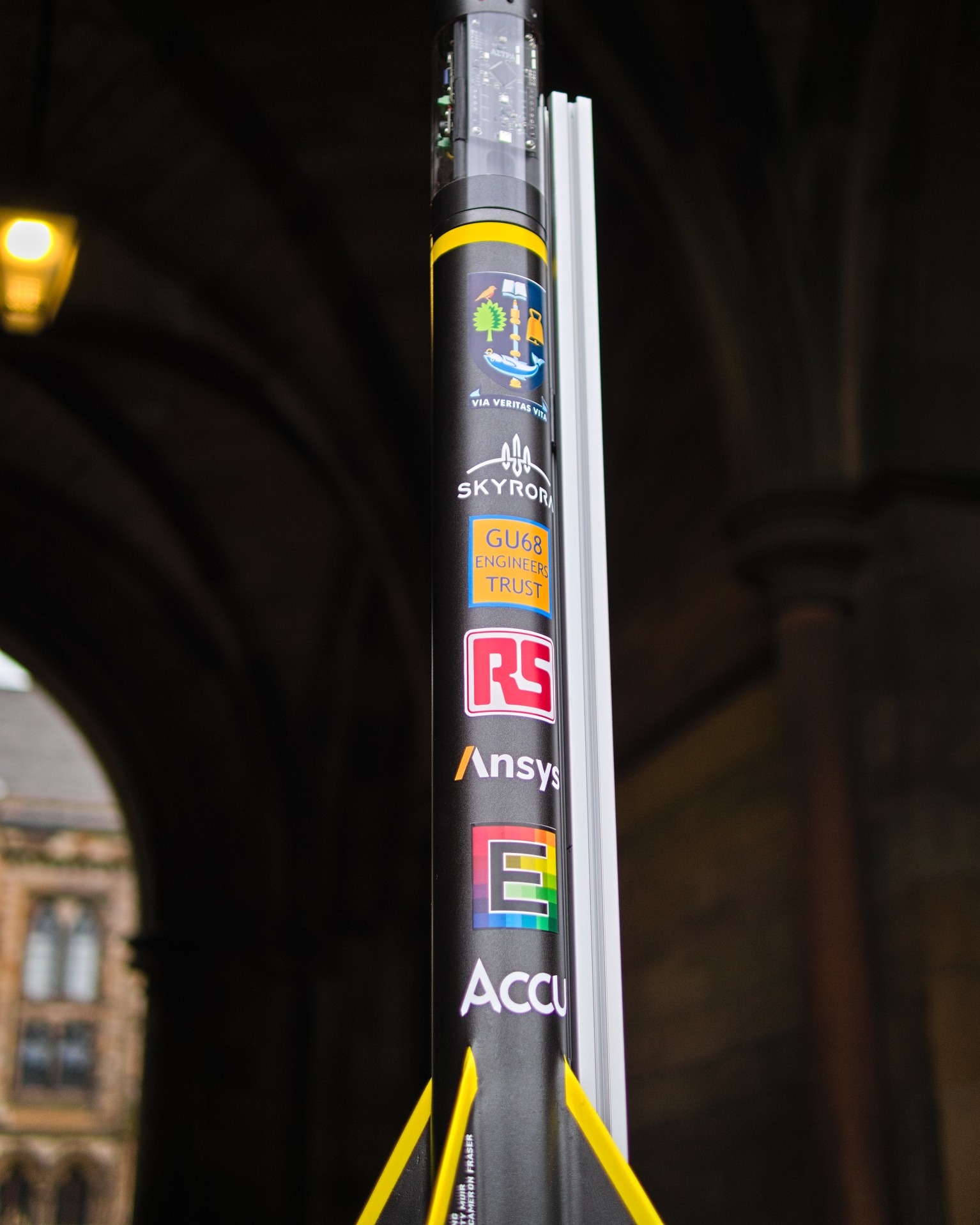 Ain't she pretty? 👁🫦👁
We'd like to take a moment to thank our sponsors for their incredible support which Regulus wouldn't have been possible without. ❤️
In particular, we would like to thank the James Watt School of Engineering (@uofgengineering), Skyrora (@skyrora), the GU68 Engineers Trust (@gu68engtrust), RS Components (@wearersgroup), Ansys (@ansys_inc), Educamus (@educamus1), and Accu Components (@accucomponents).
As well as this, we'd like to thank Aberdeen-based artist Jasmine Message (@jazzmess_designs) for her help in producing the intricate vinyl graphics we used to decorate Regulus! 🎨🖌
#ThinkBigGoBeyond #space #science #stem #rocketscience #engineer #propulsion #engineering #rocket