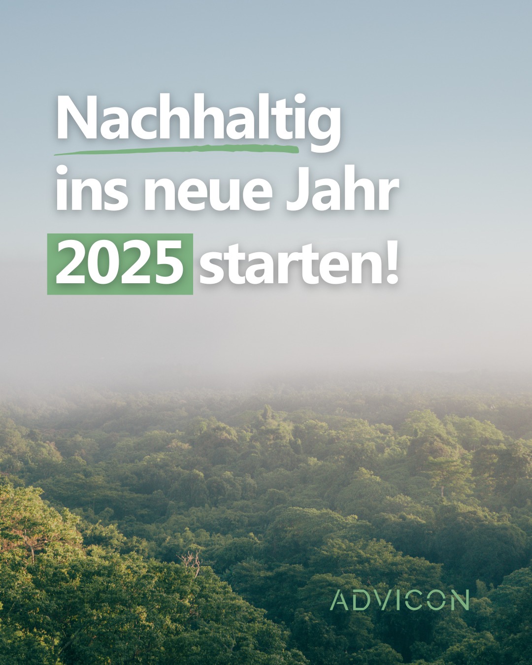 Ein neues Jahr bringt neue Chancen, Verantwortung zu übernehmen und Veränderungen aktiv zugestalten. 2025 ist der perfekte Zeitpunkt, um Ihre Nachhaltigkeitsziele in den Fokus zu rücken!
🌱 Jetzt handeln und nachhaltig wachsen:
✅ Vertrauen schaffen durch Transparenz
✅ Wettbewerbsfähigkeit stärken
✅ Zukunft sichern mit klaren Zielen
Egal, ob Sie bereits einen Nachhaltigkeitsbericht planen oder ganz neu einsteigen möchten – unser Team unterstützt Sie Schritt für Schritt. Lassen Sie uns 2025 gemeinsam zu einem Jahr des Wandels machen!
📩 Kontaktieren Sie uns und starten Sie jetzt! 👉 https://www.advicon.tax/contact🌱
#Nachhaltigkeit #NeuesJahr #2025 #GreenBusiness #ADVICON
