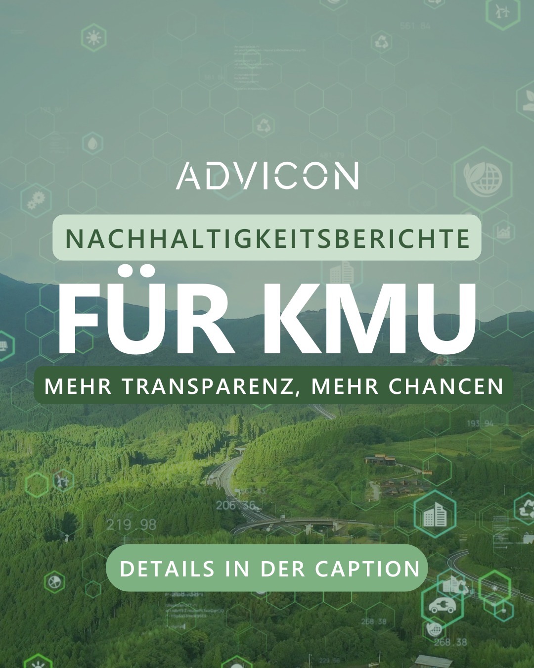 💡 Ein Bericht, der mehr kann!
Stakeholder fordern zunehmend Transparenz über die ökologischen und sozialen Auswirkungen der Geschäftstätigkeit von kleinen und mittelständischen Unternehmen.
Ein Nachhaltigkeitsbericht ist nicht nur ein Dokument, sondern ein Werkzeug, das Ihrem Unternehmen hilft, strategisch zu wachsen und folgende Vorteile bietet:
🤝 Vertrauen schaffen: Zeigen Sie Kunden, Partnern und zukünftigen Mitarbeitenden Ihr Engagement für eine nachhaltige Zukunft.
📈 Wettbewerbsfähigkeit stärken: Setzen Sie ein klares Zeichen für Verantwortungsbewusstsein und gewinnen Sie langfristige Partnerschaften.
🌟 Marktvorteile nutzen: Transparenz wird immer mehr zum Entscheidungskriterium – seien Sie einen Schritt voraus.
🛠 Strukturierte Unterstützung durch den VSME-Standard: Dieser freiwillige Berichtsstandard hilft KMU, gezielt und ressourcenschonend über ihre Nachhaltigkeitsleistungen zu berichten.
📩 Sind Sie bereit, Ihre Nachhaltigkeit sichtbar zu machen? Kontaktieren Sie uns und starten Sie noch heute mit Ihrem Nachhaltigkeitsbericht!
#ADVICON #Nachhaltigkeit #kmu