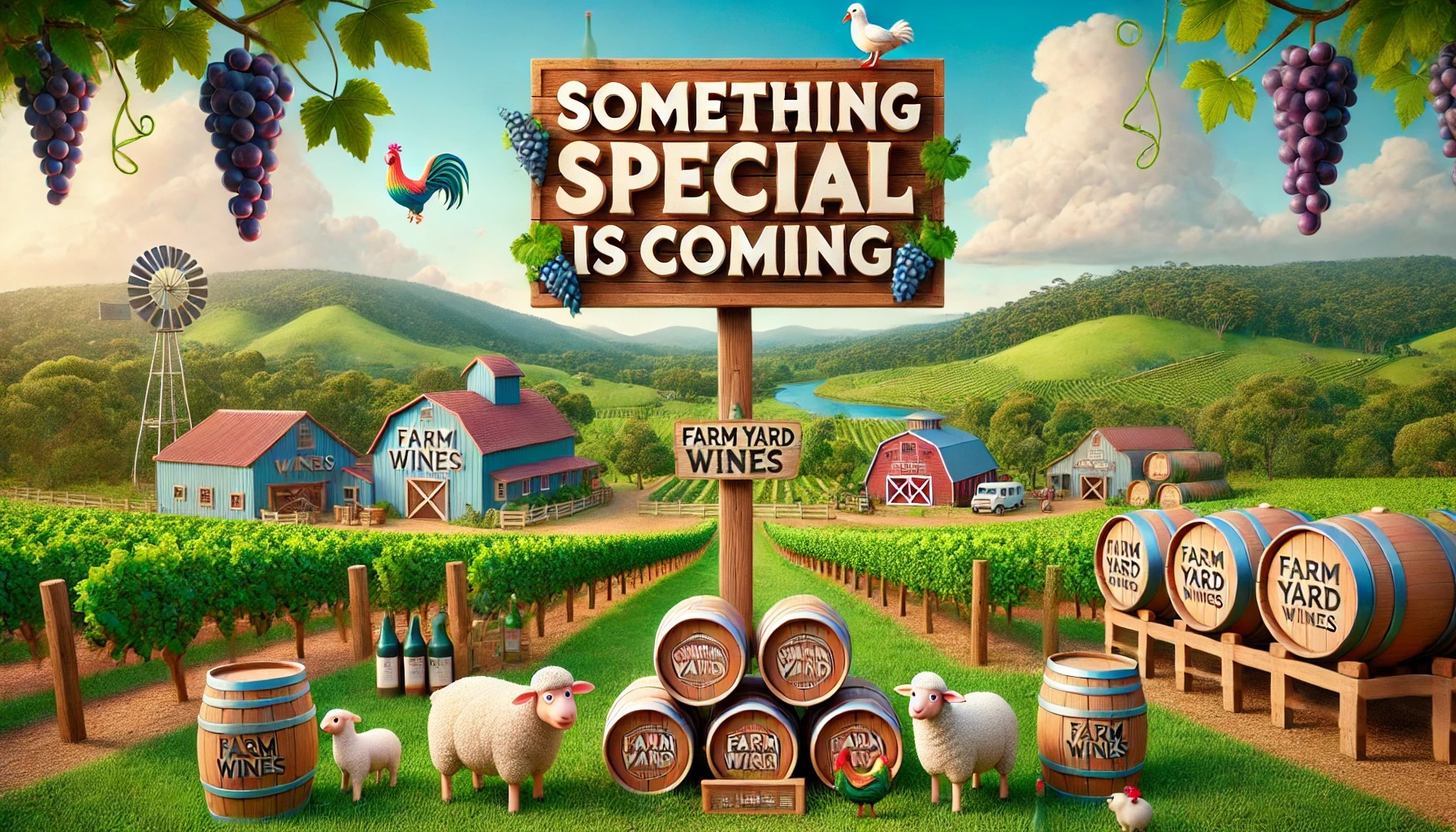 🚨 Something Cheeky is Coming... and It’s Big! 🚨
Like always, we believe in spreading the love (and the wine). So, we’re giving you a little heads-up – next week, Farm Yard Wines is dropping a very, very special message just for you, our loyal friends. 🍷
But we don’t want to keep the fun to ourselves – let your friends know, and ask them to let their friends know too. Let’s get this message hopping all over Australia! 🦘
Keep those glasses ready – trust us, you won’t want to miss this. 😉