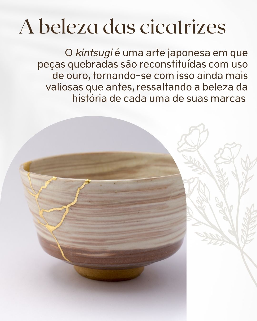 O que não foi dito,
o que não foi vivido,
o que não foi permitido sentir...
Tudo isso ecoa em você:
No amor que hesita, mesmo quando desejado.
Na confiança que se retrai antes de se entregar.
No olhar que ainda pergunta "serei suficiente?".
Reconhecer essas marcas não é fraqueza — é coragem de se reencontrar.
A terapia é o espaço onde o invisível ganha voz,
e o que foi ferido se transforma em sabedoria.
Vamos falar sobre seus ecos? ✨
#CuraEmocional #TerapiaComAfeto #ReescreverOHistórico
#KintsugiEmocional #Resiliência #TerapiaQueTransforma