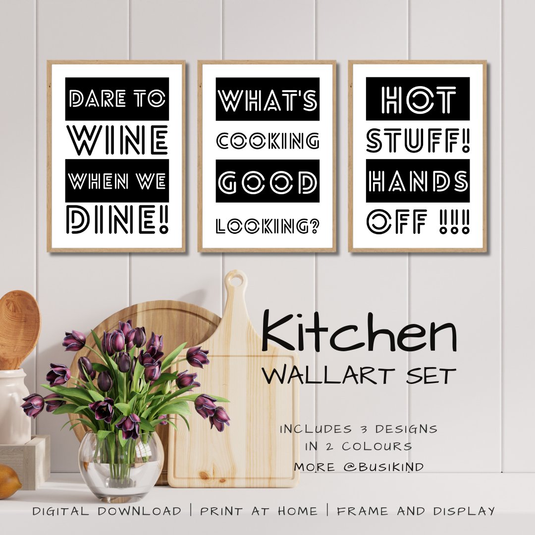 Some More Christmas Gift Inspo For The #Foodies In Your Life And Get It In An Instant With 50% Off All Wall Art Sets Until 24th December #happychristmas :)
Download This Funny Kitchen Wall Art Set Here:
https://www.etsy.com/uk/listing/1528934972/funny-kitchen-wall-art-set-set
Check Out The #Etsy Shop For More Or Follow Us:
@busikind
#lastminutegifts #lastminutegiftideas #christmascountdown2024 #funnygifts #budgetfriendlygifts #christmasgiftguide #foodiegram #mumskitchen #christmasgifting #wallartprints #kitchenwallartprint #kitchenposters #kitchendecor #giftsformum #printableposter #giftingonabudget #funnywallart #printablequotes #printablewallart #giftsforthehome #cooking #homecookedgoodness #eatdrinkandbemerry #supportsmallbusiness #digitalgifts #instantgifts