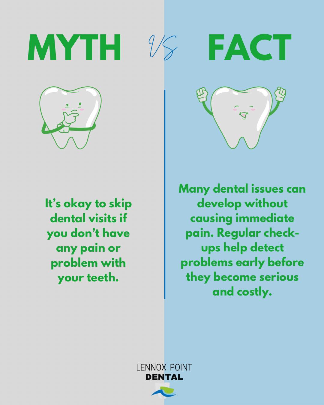 Regular dental checkups are important for maintaining good oral health.
Don’t forget to schedule your next dental appointment before you have dental problems. Call us on (02) 66876545.
#dentalcheckup #regulardentalcheckup #smile #oralhealth #localdentist #lennoxhead #lennoxpointdental