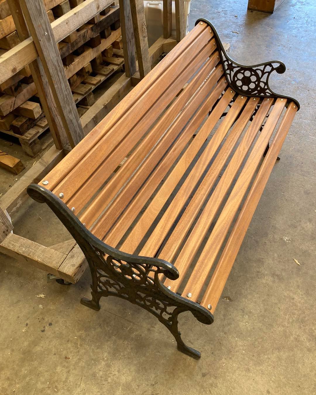 Bench Slats
Always asked for, we have machined down some rather lovely salvaged Sapele into 1.34m 50x20mm slats.
Now ready to install as a full replacement or odd slat repair to your bench. We’ve even rounded the edges for a comfy seat. £10 per slat. (Bench not for sale-sorry!)
#reclaimedwood #hardwood #bench #repair #garden #gardenbench